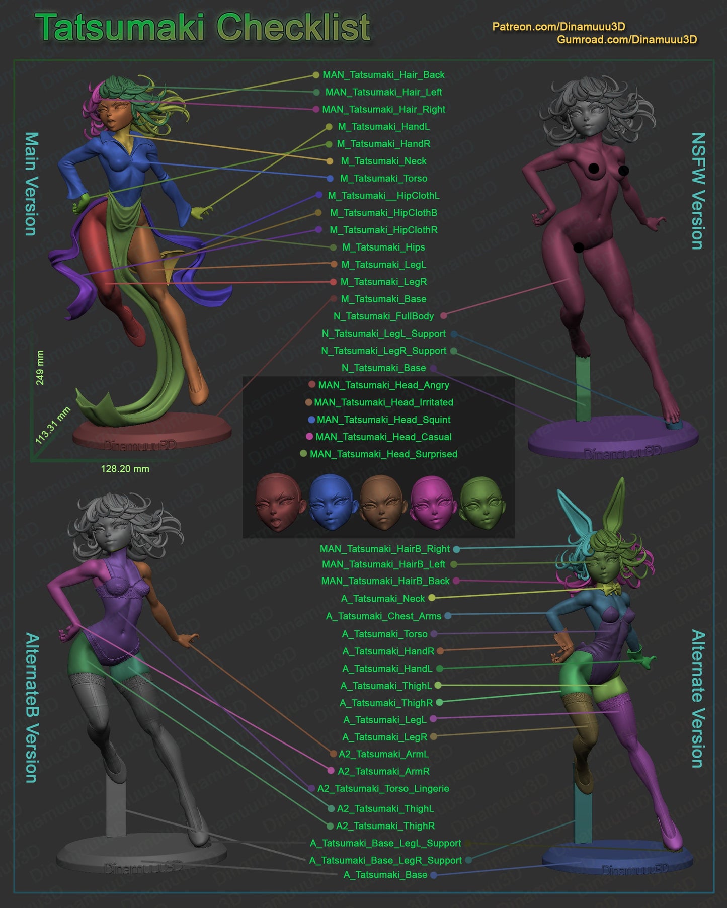 Tornado 3d Printed Model Kit