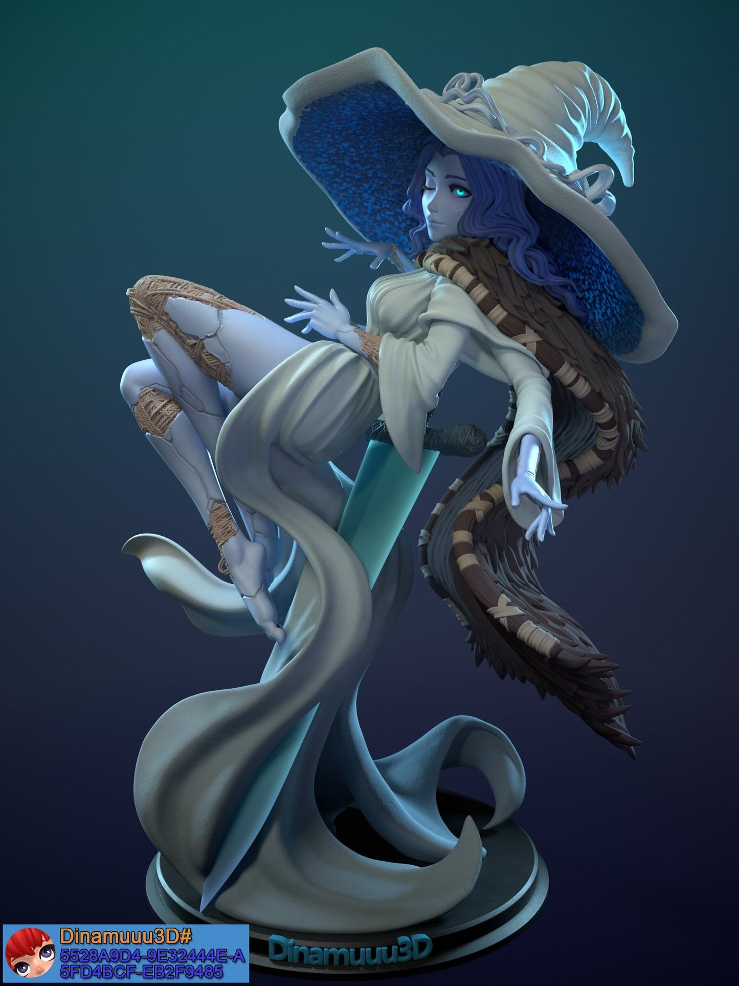 Ice Witch 3d Printed Model Kit