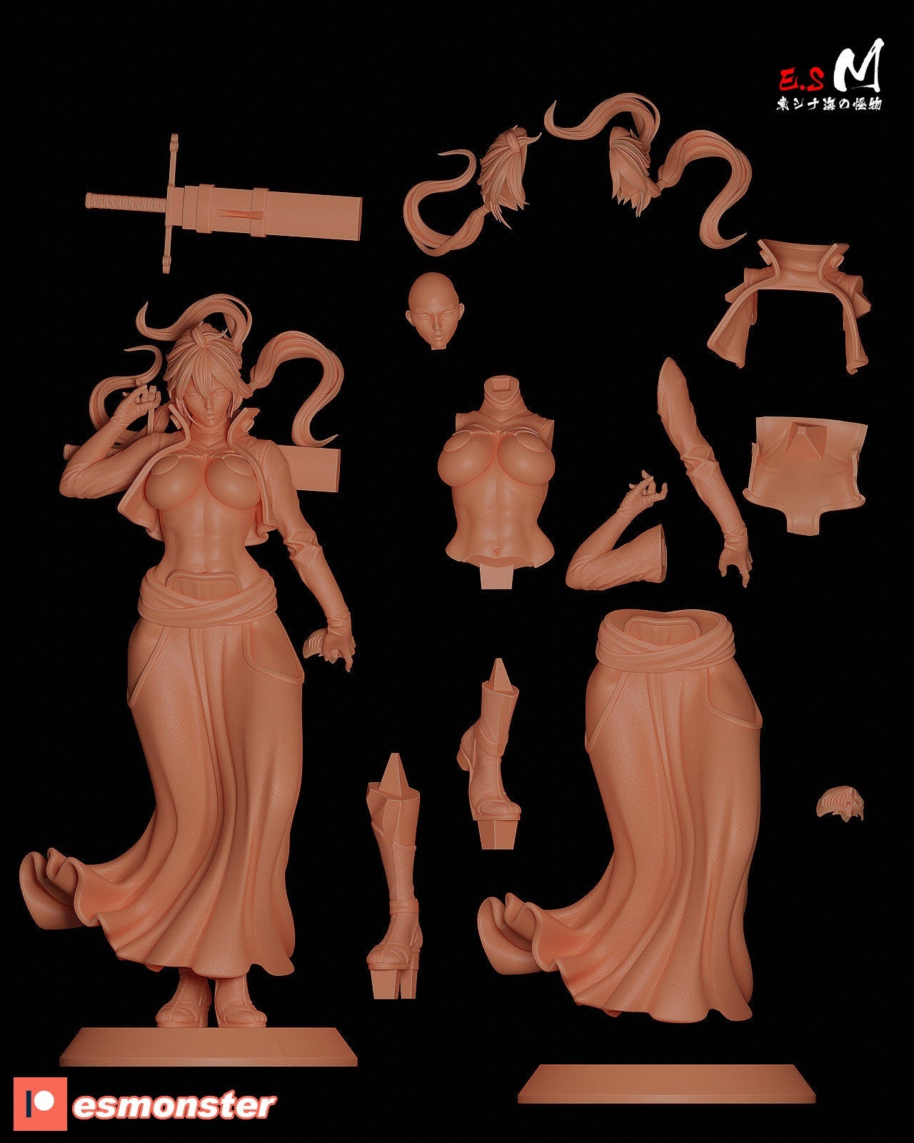 Hollow Queen 3d Printed Model Kit