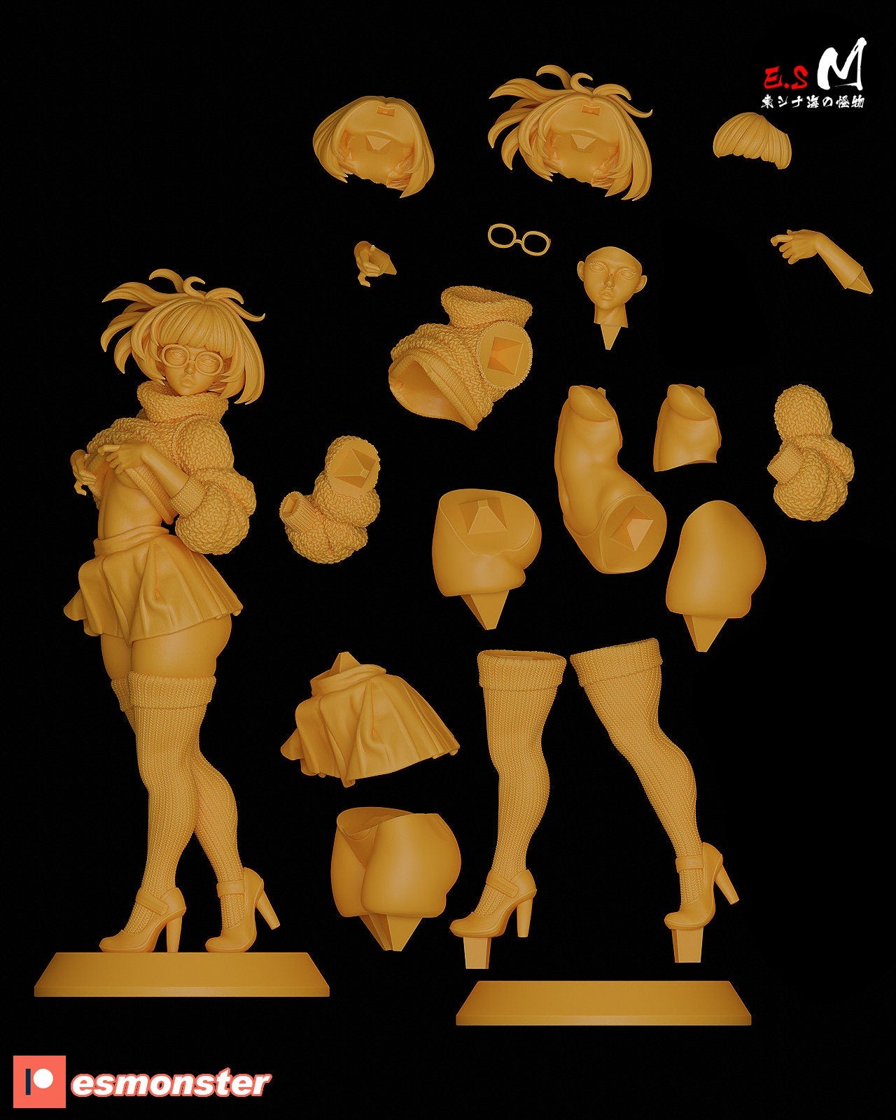 Detective Cosplay 3d Printed Model Kit 7 Inch