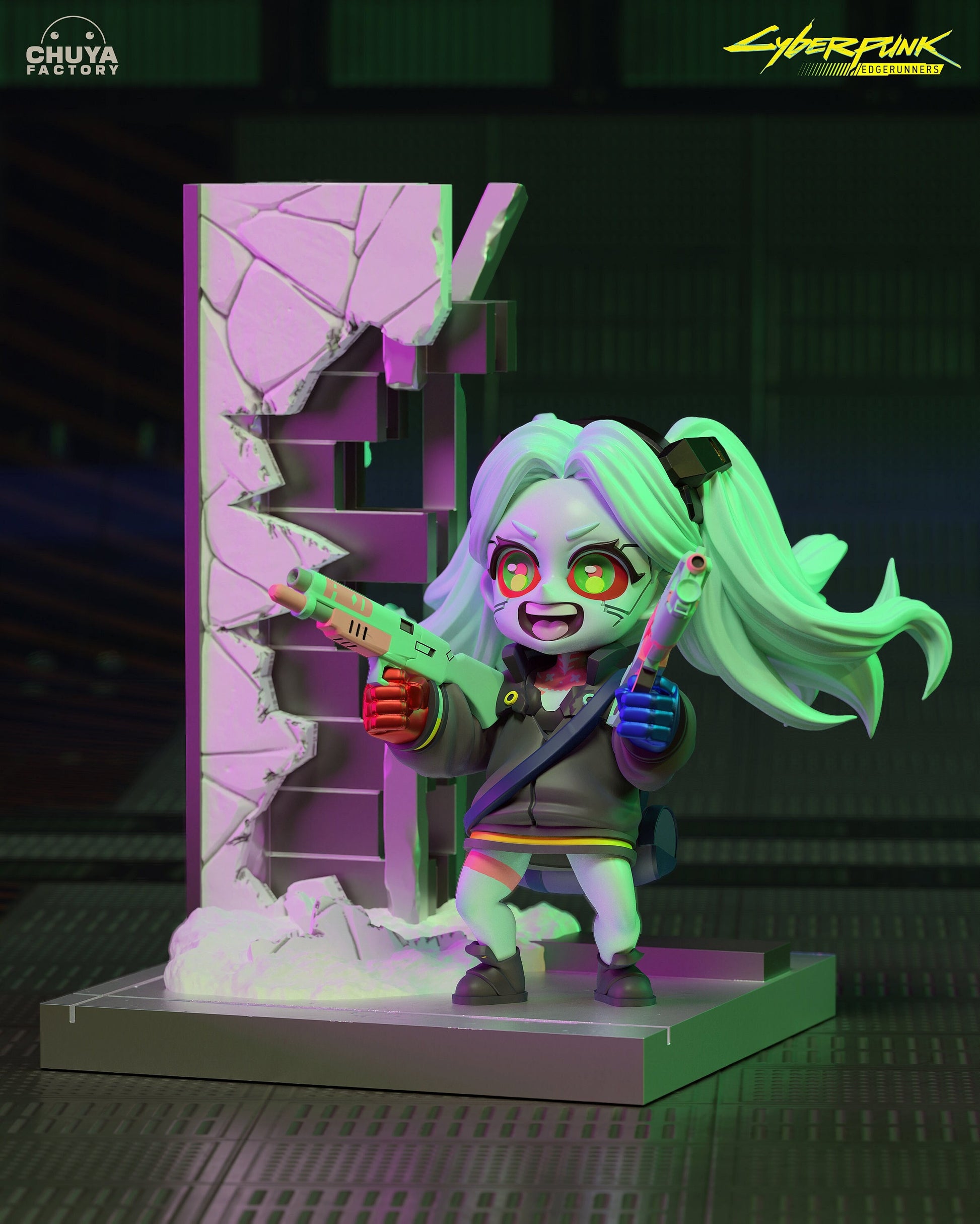 Rebecca Chibi 3d Printed Model Kit