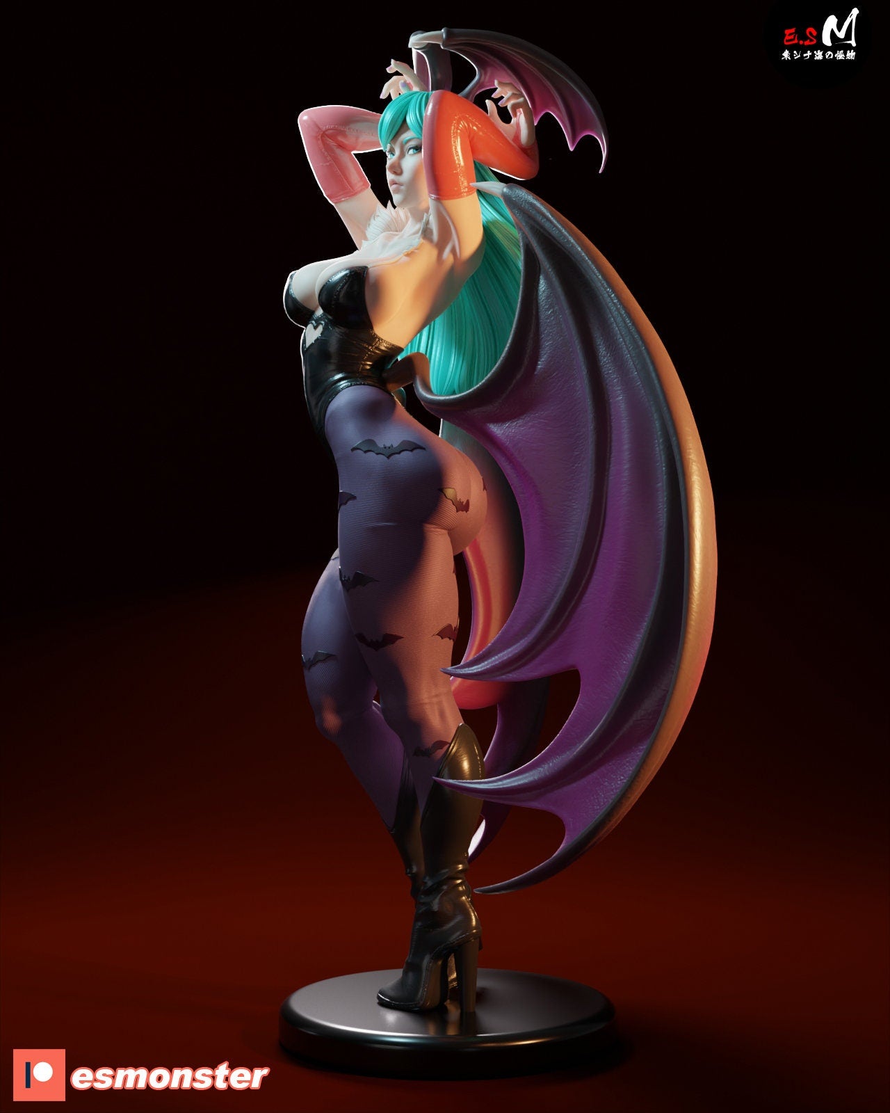 Vampire Fighter 3d Printed Model Kit 7 Inch