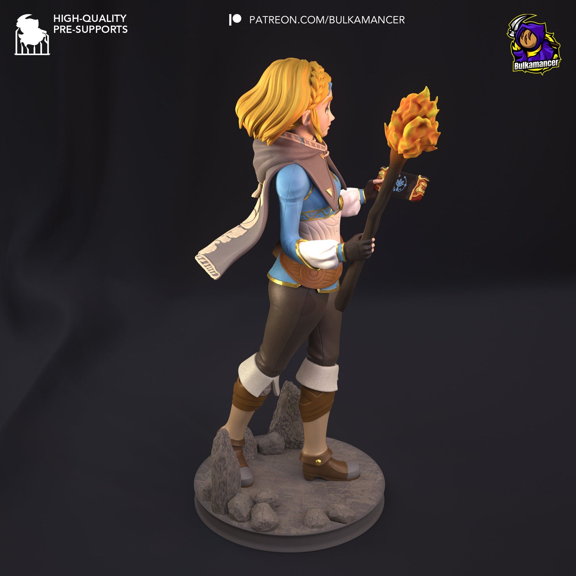Elf Adventurer 3d Printed Model Kit