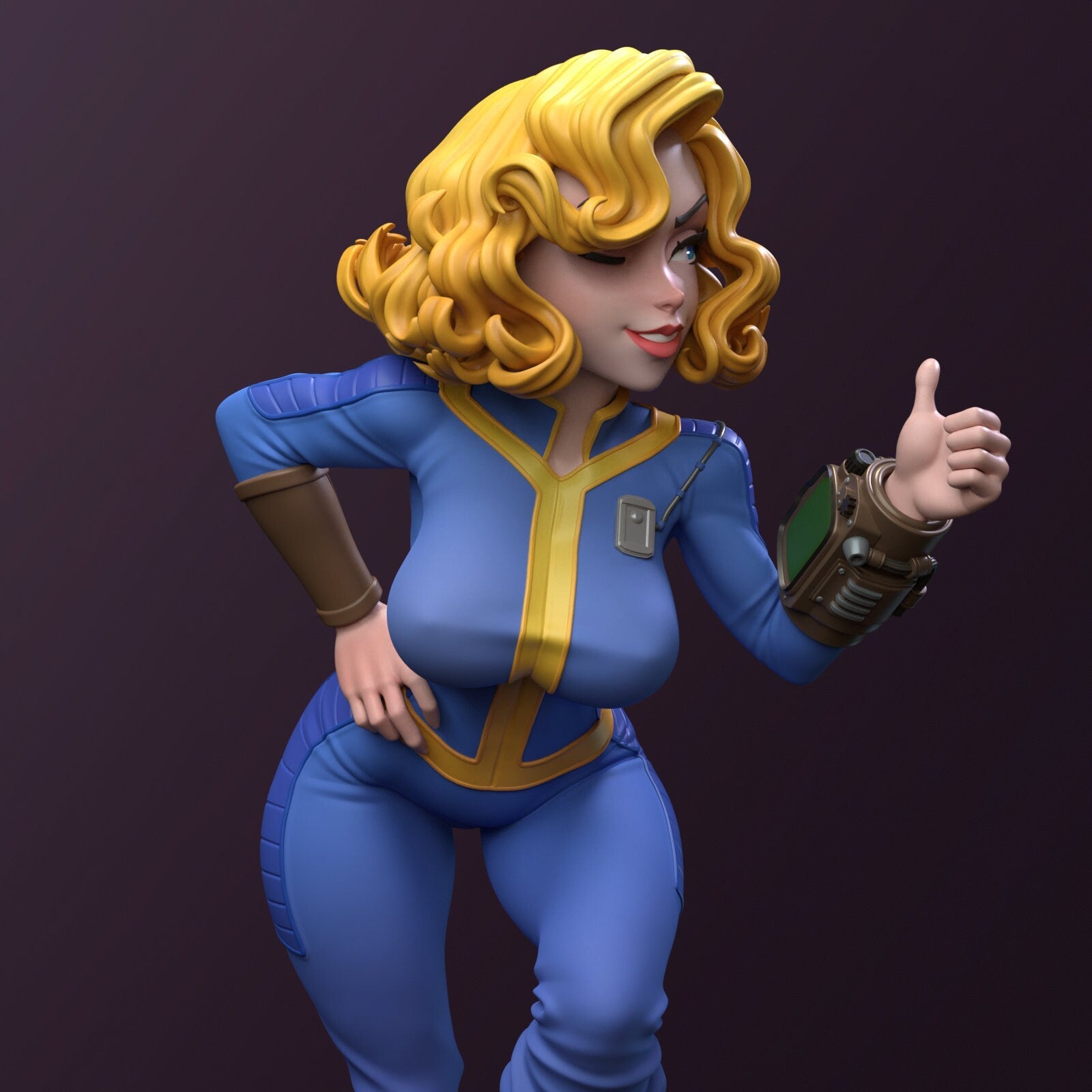 Vault Pinup 3d Printed Model Kit