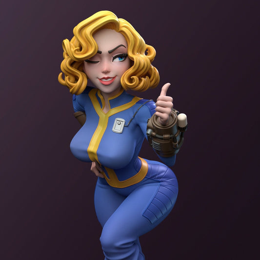 Vault Pinup 3d Printed Model Kit
