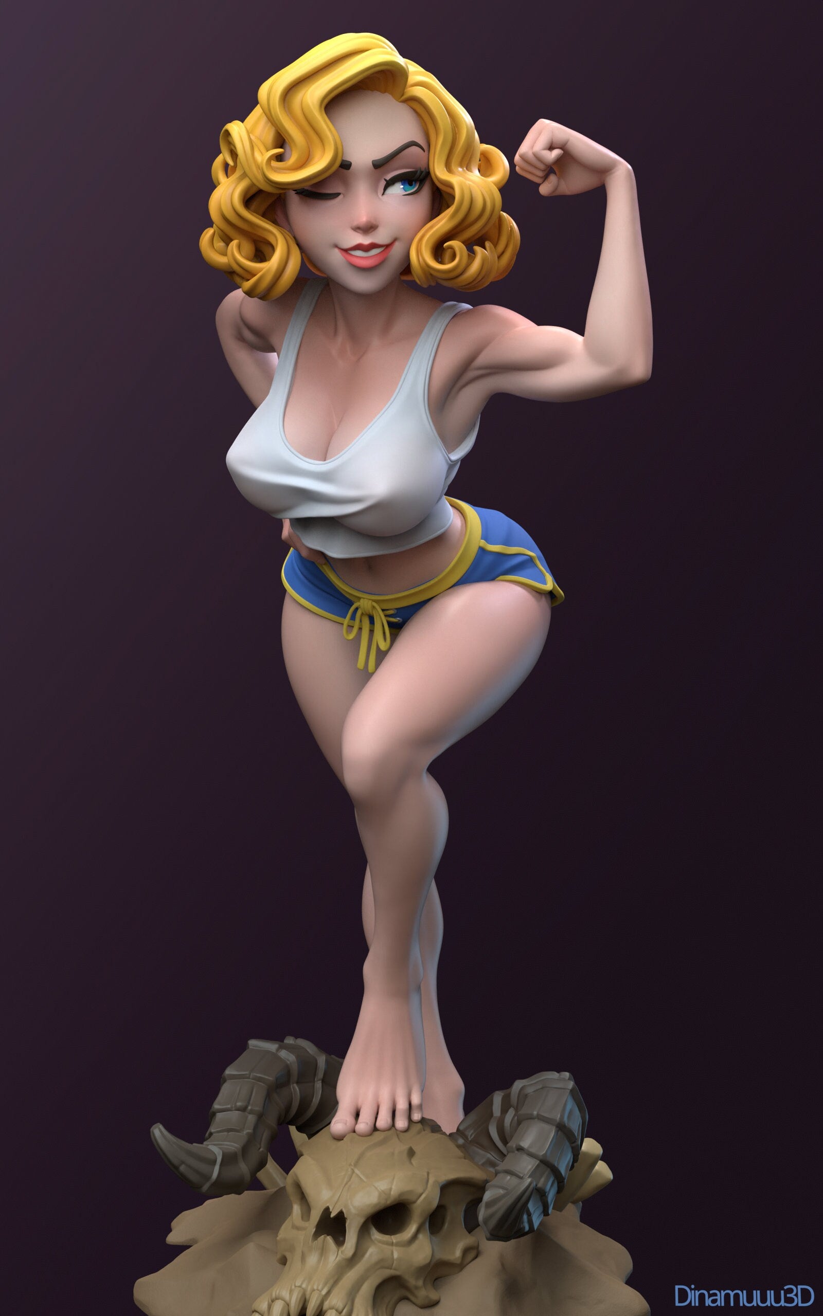 Vault Pinup 3d Printed Model Kit