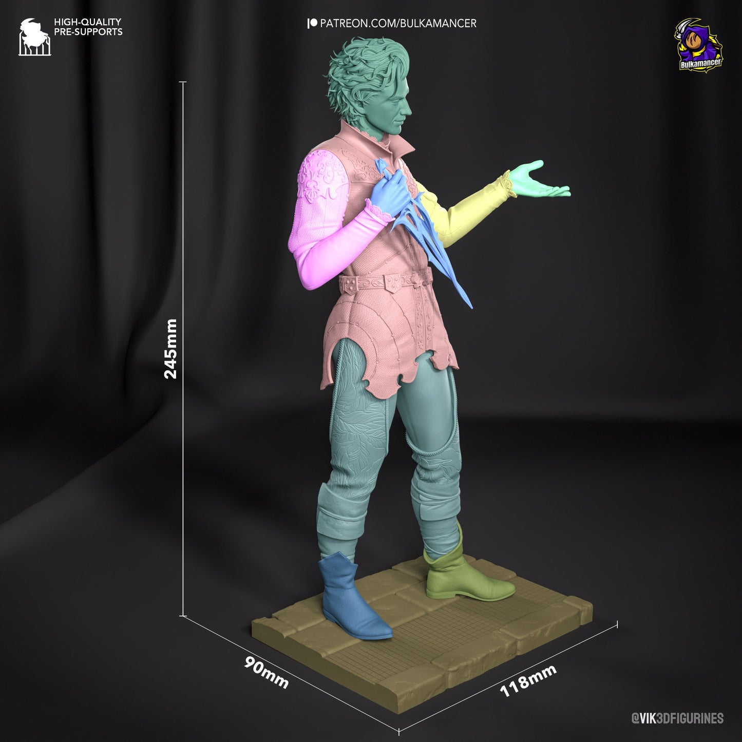 Rogue Vampire 3d Printed Model Kit