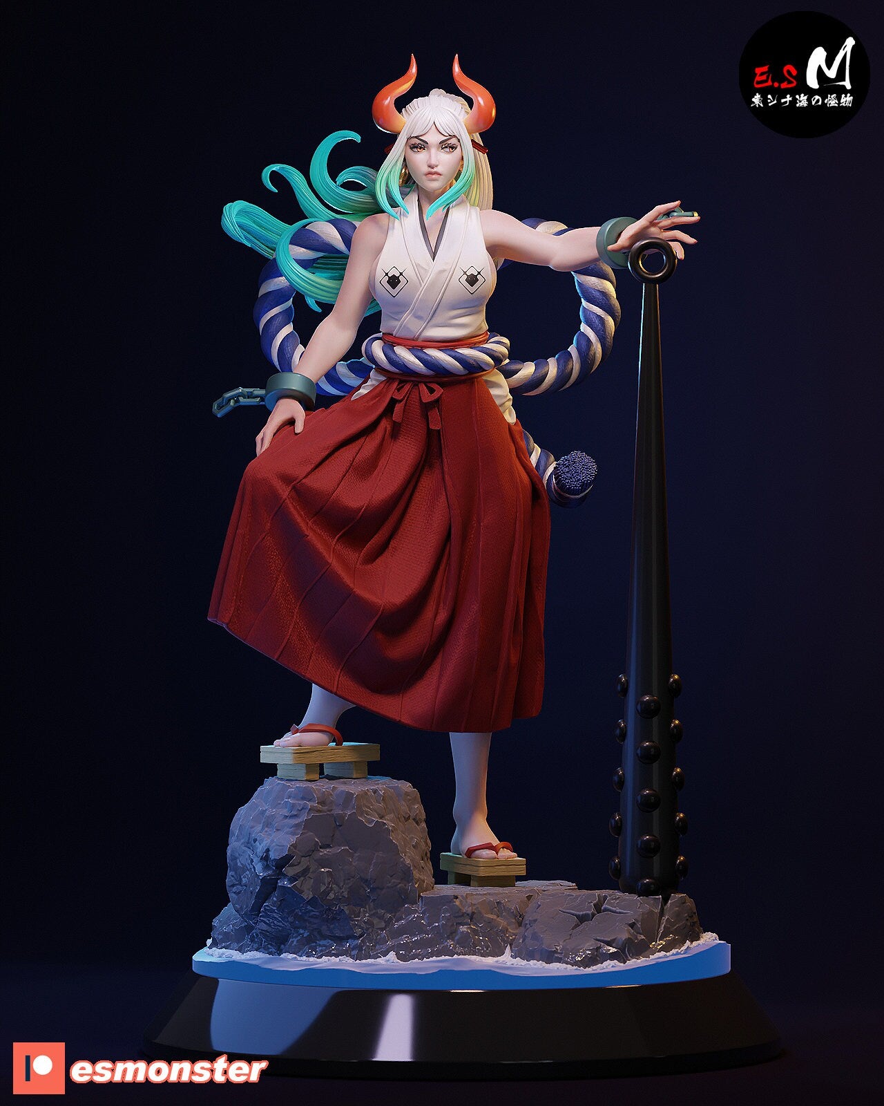 Oni Princess 3d Printed Model Kit