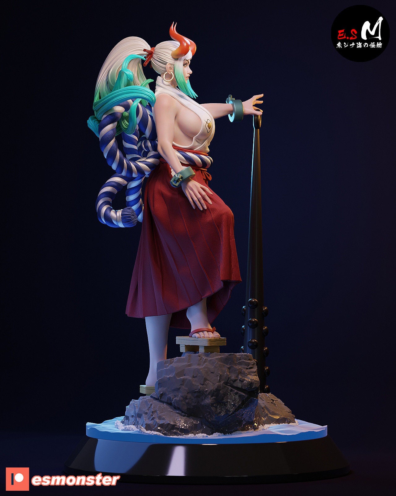 Oni Princess 3d Printed Model Kit