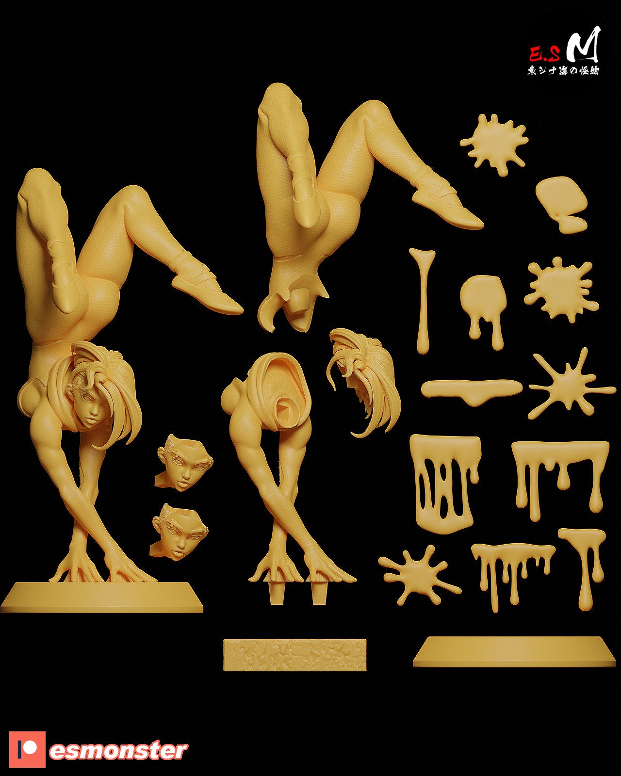 Ballet Spider 3d Printed Model Kit