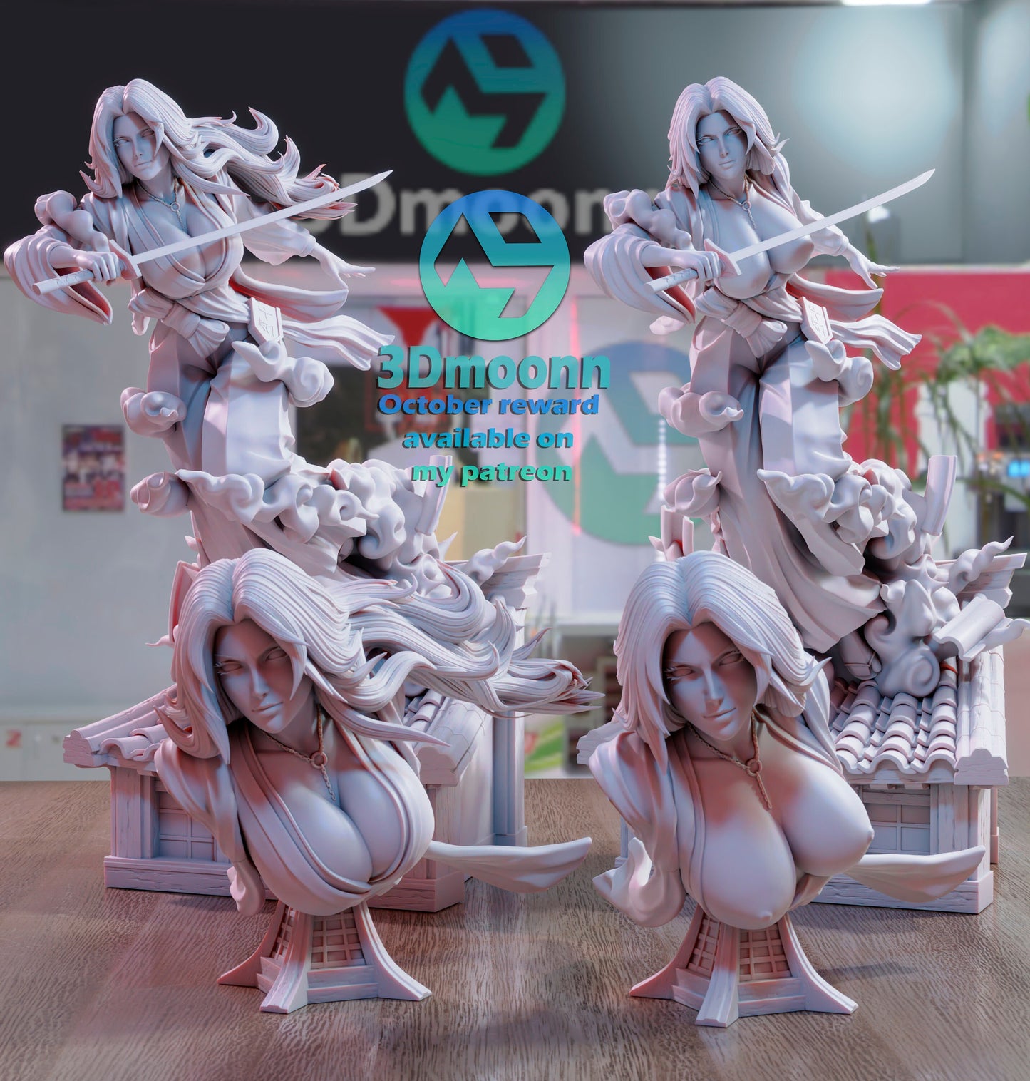 Shinigami Lt 3d Printed Model Kit 10 Inch