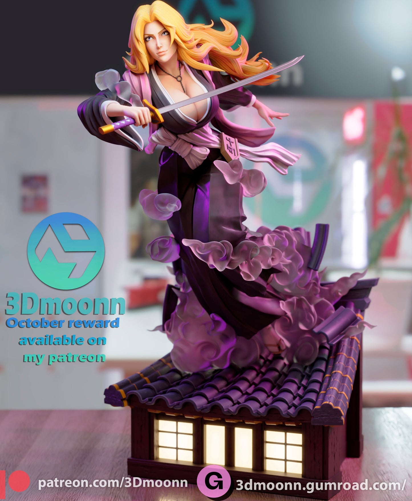 Shinigami Lt 3d Printed Model Kit 10 Inch
