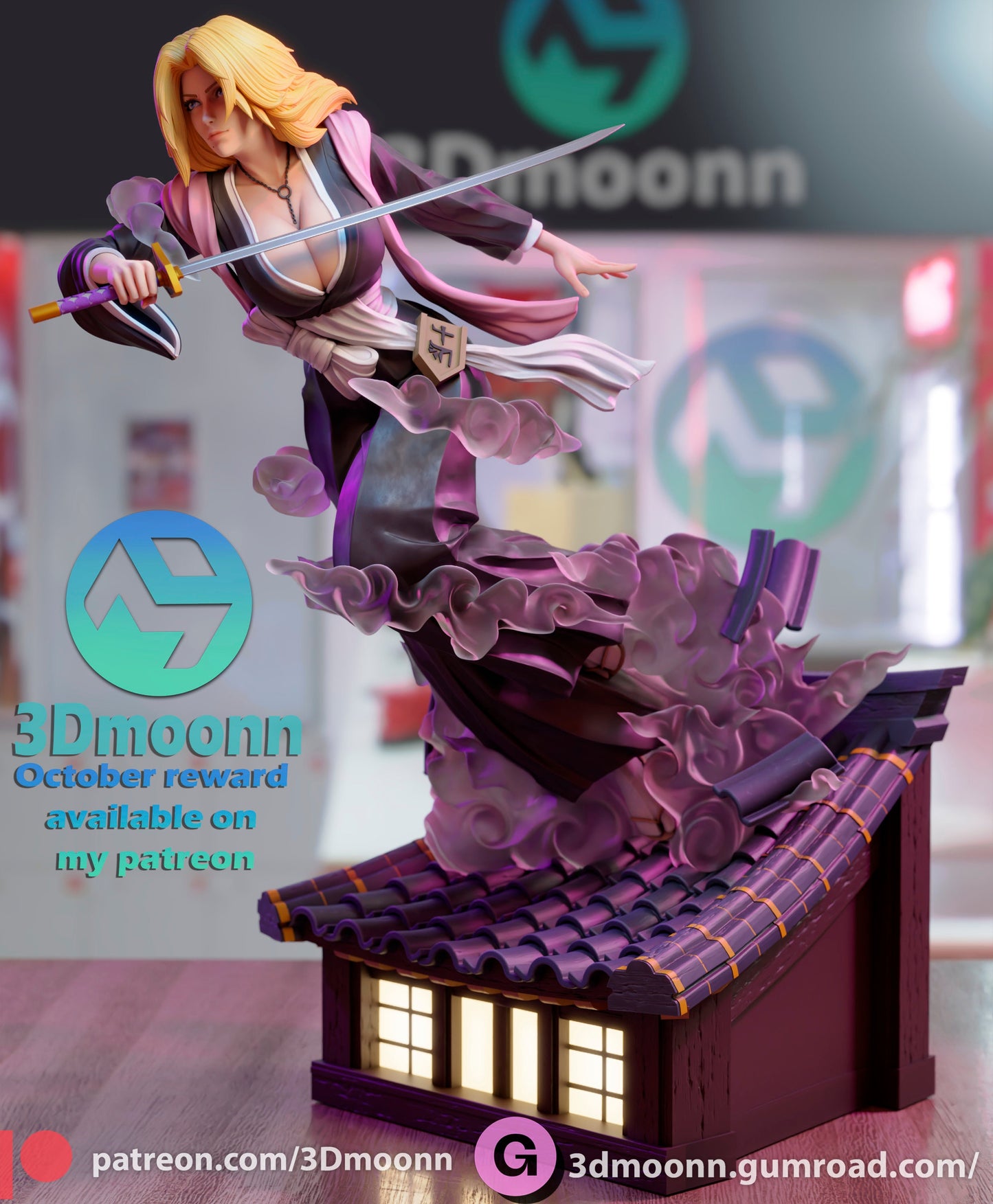 Shinigami Lt 3d Printed Model Kit 10 Inch