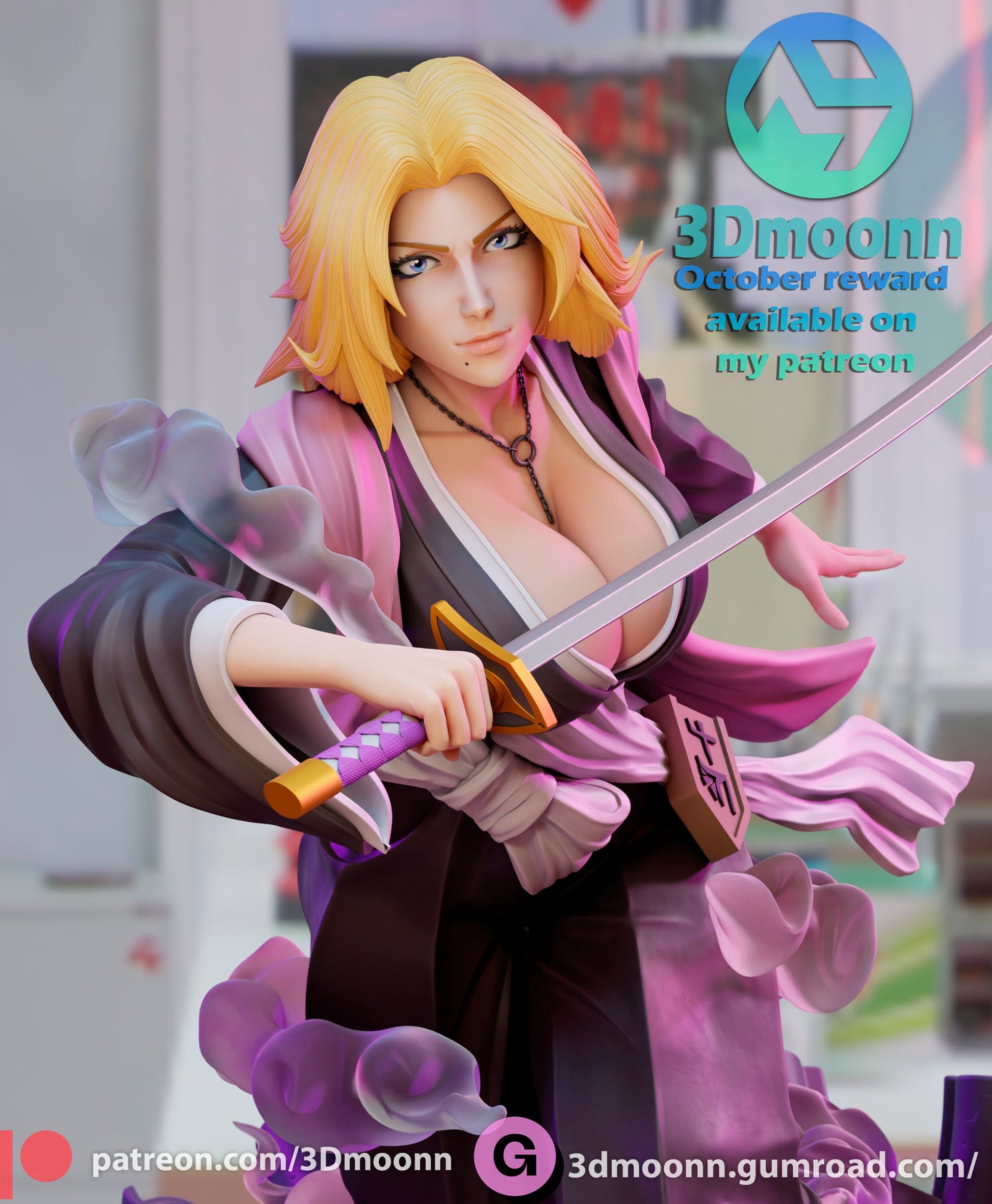 Shinigami Lt 3d Printed Model Kit 10 Inch