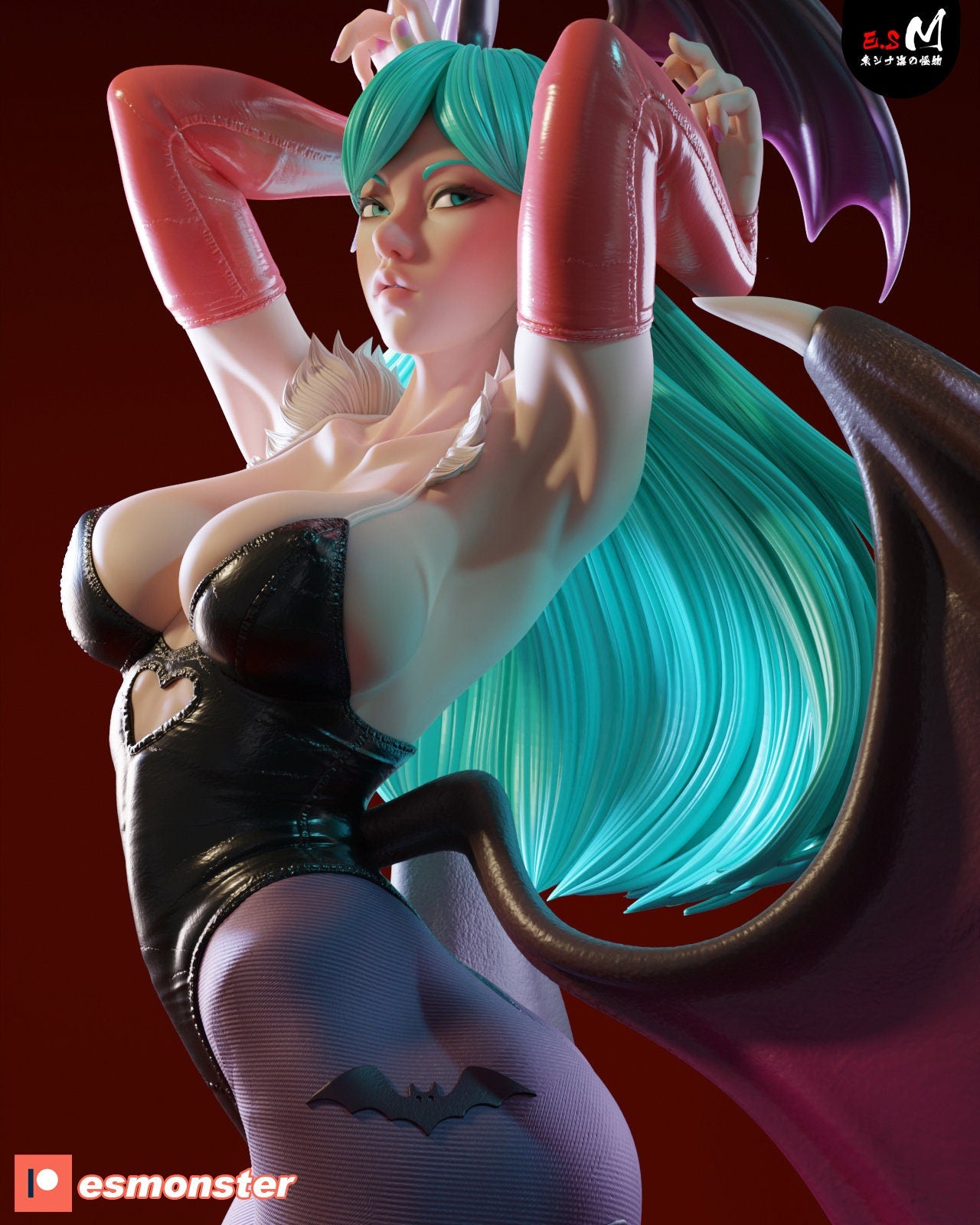 Vampire Fighter 3d Printed Model Kit 11 Inch