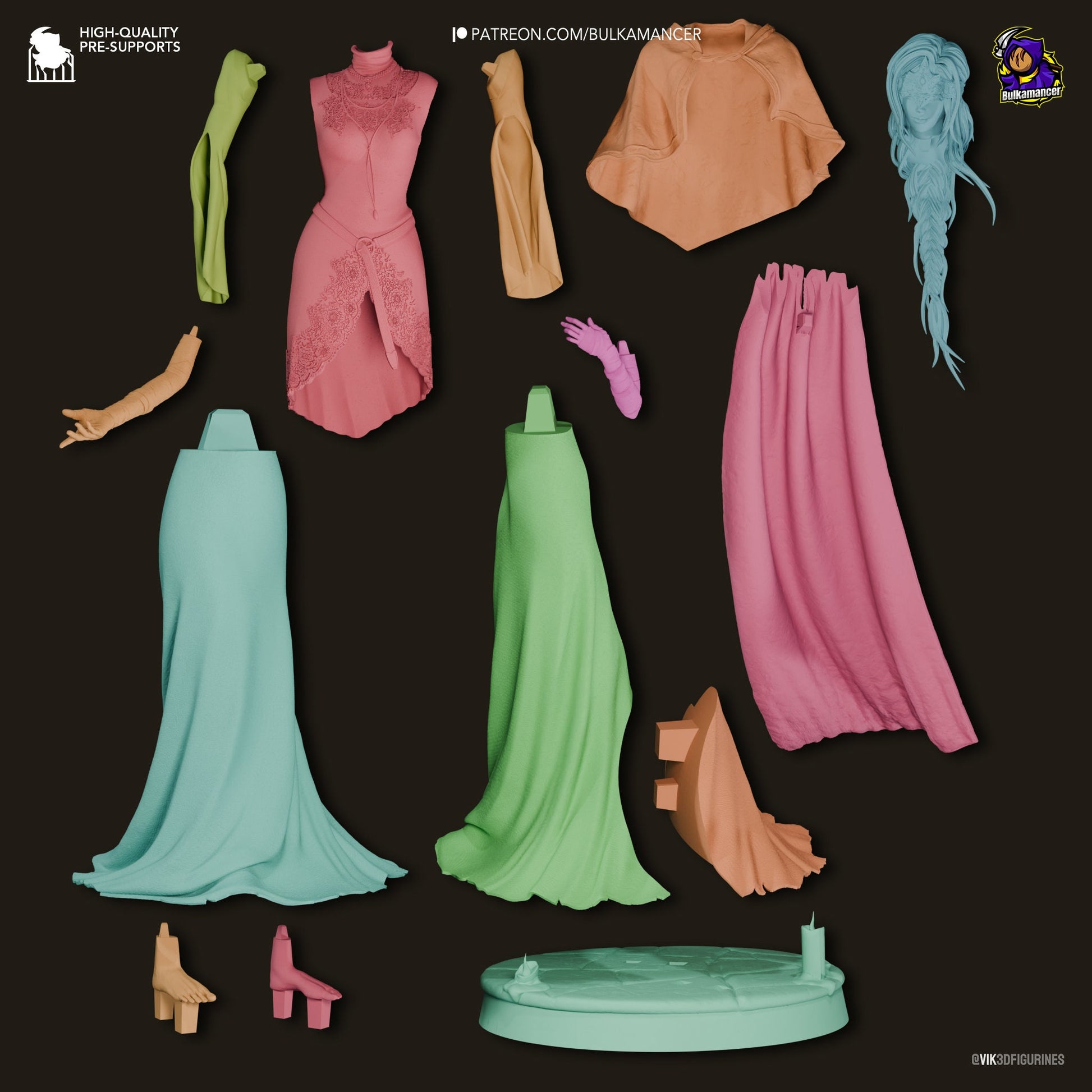 Fire Maiden 3d Printed Model Kit