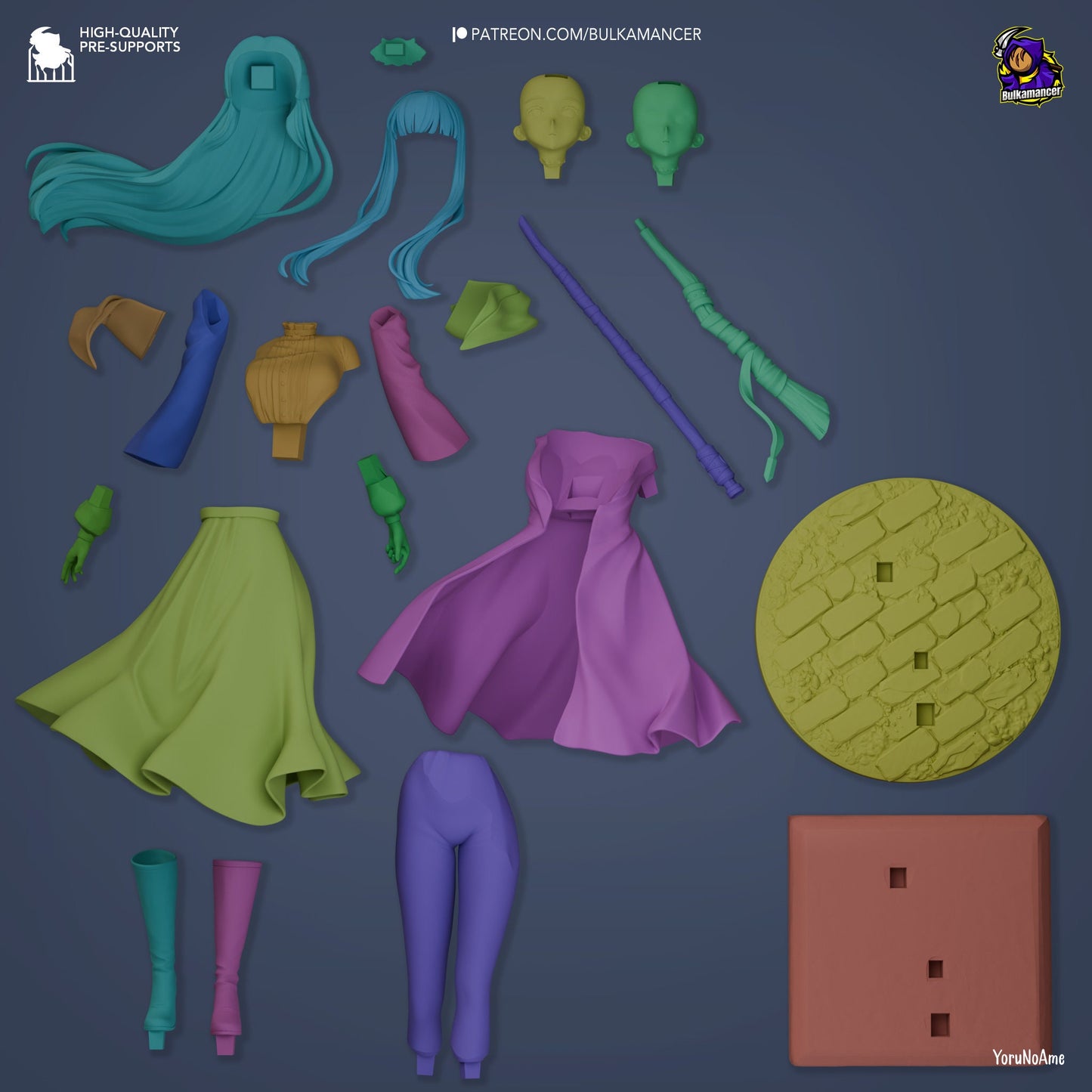 Mage Apprentice 3d Printed Model Kit