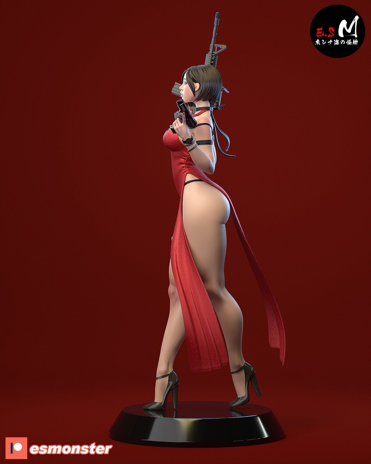 Dressed to Slay Zombies 3d Printed Model Kit