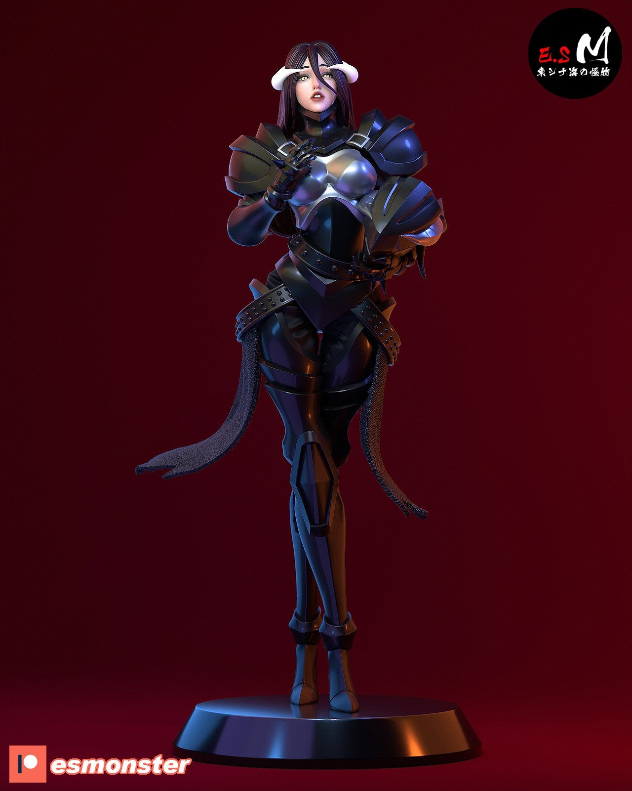 Armored Succubus 3d Printed Model Kit