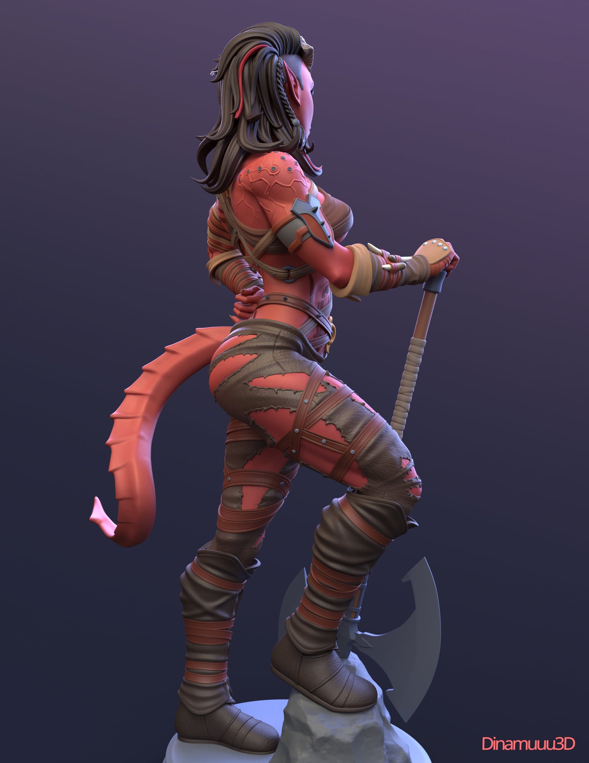 Fire Barb 3d Printed Model Kit