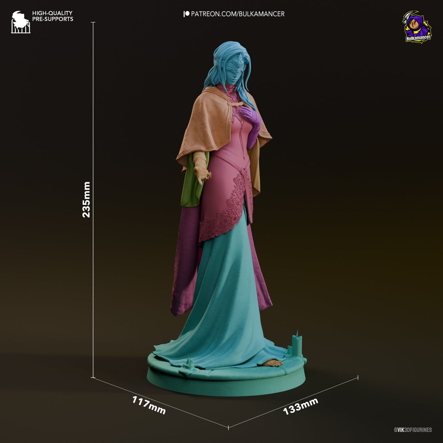 Fire Maiden 3d Printed Model Kit