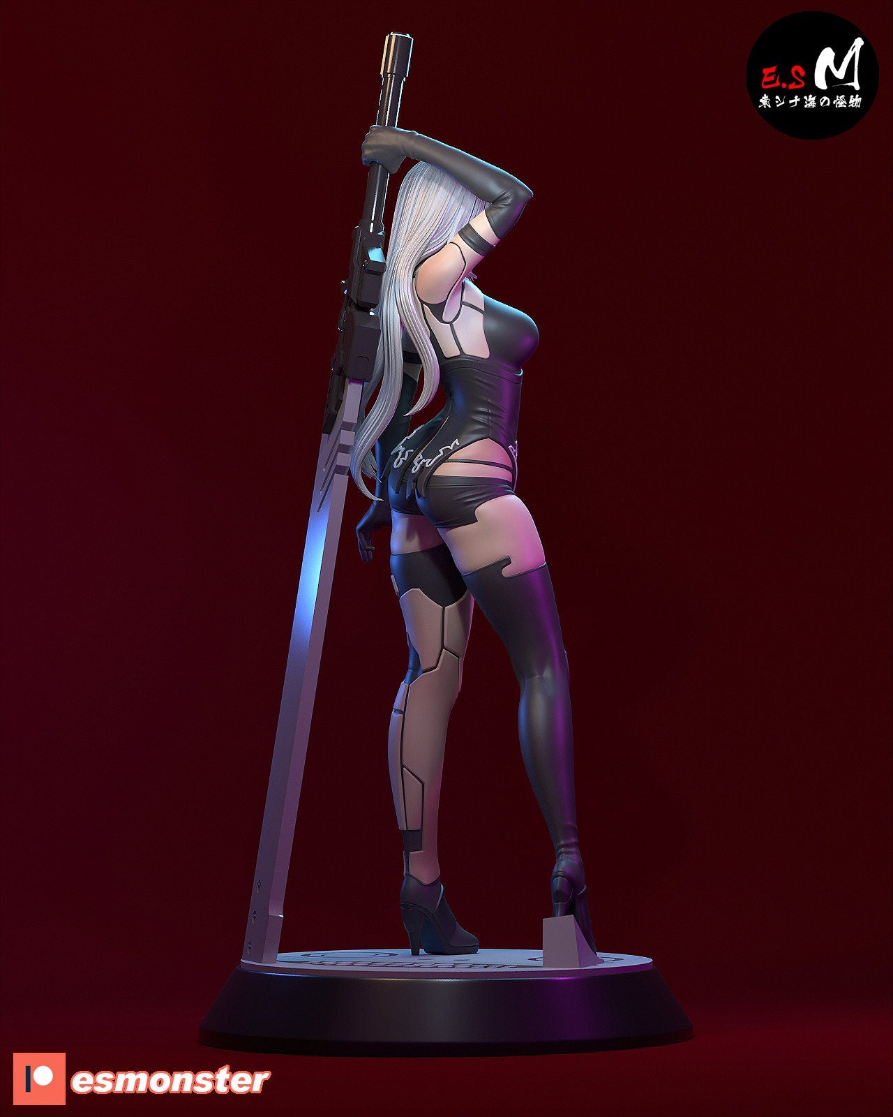 Type 2 Attacker 3d Printed Model Kit