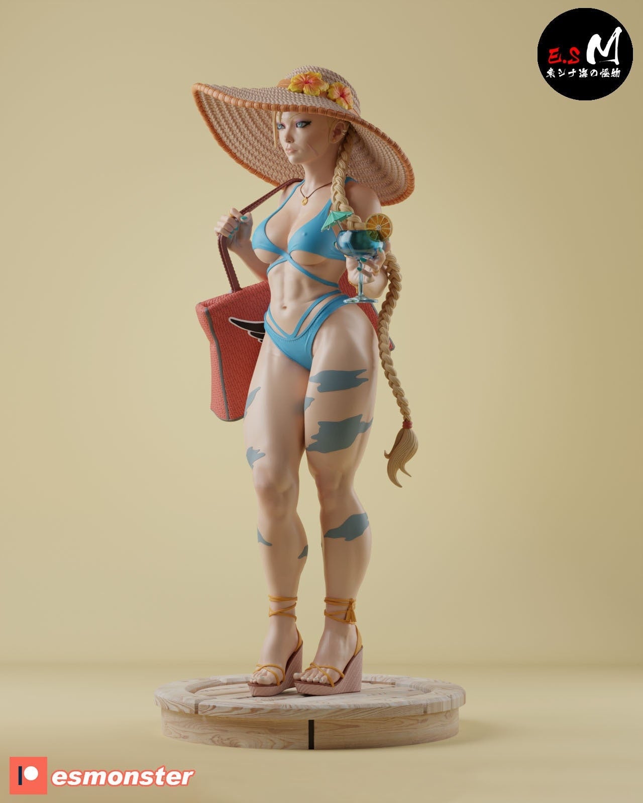 Beach Fighter 3d Printed Model Kit