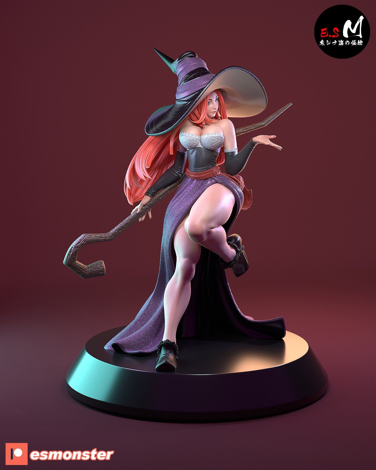Sorceress 3d Printed Model Kit