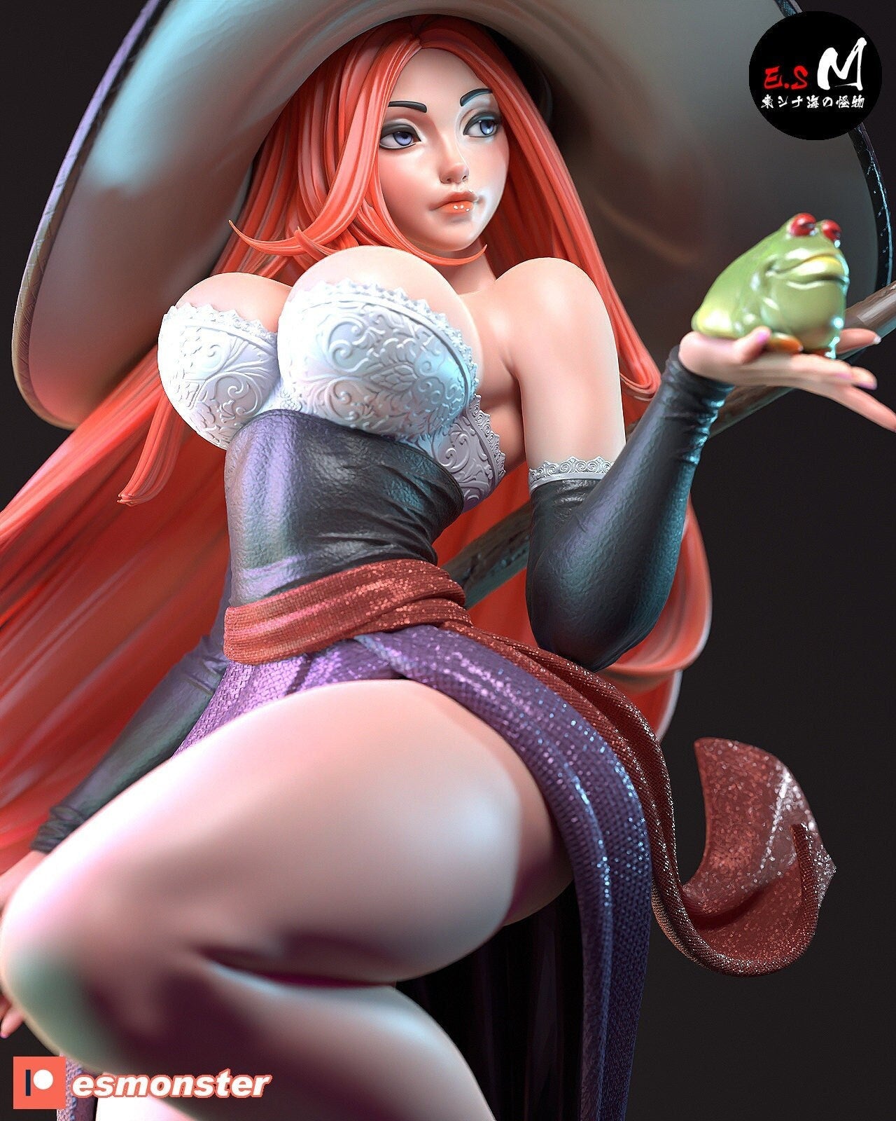 Sorceress 3d Printed Model Kit