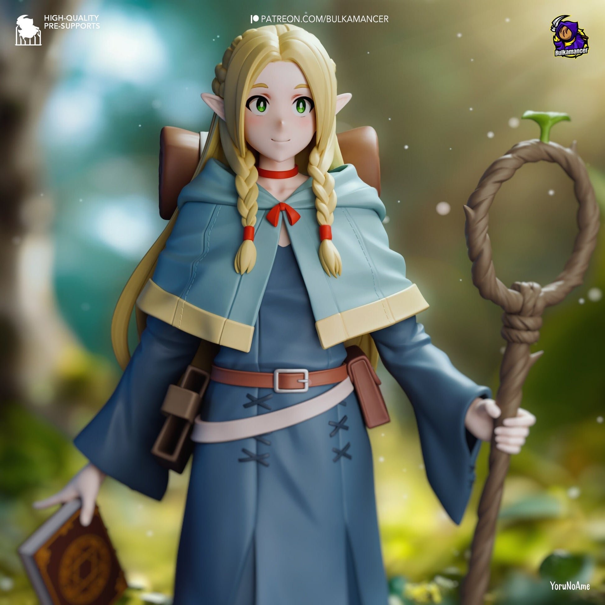 Dungeon Elf Mage 3d Printed Model Kit