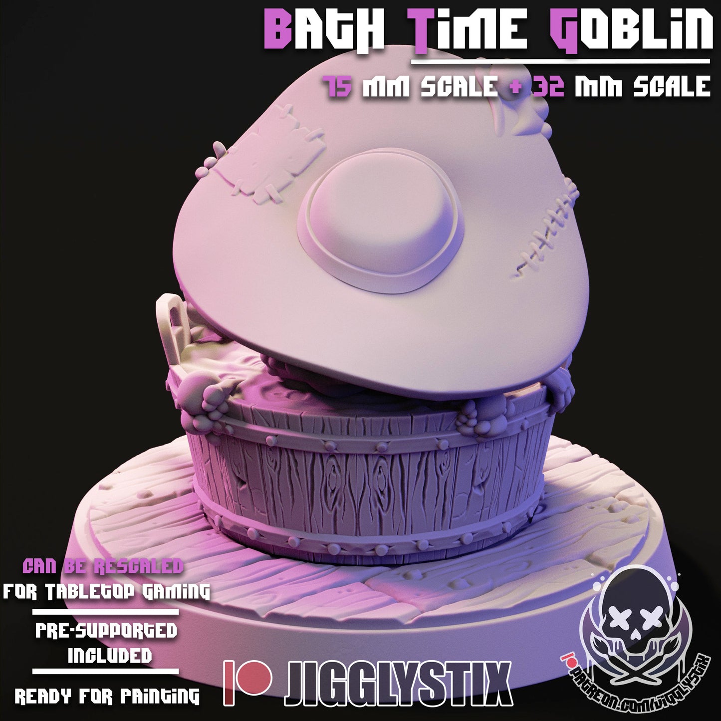 Goblin Girls Wildlings 3d Printed Miniatures 75mm