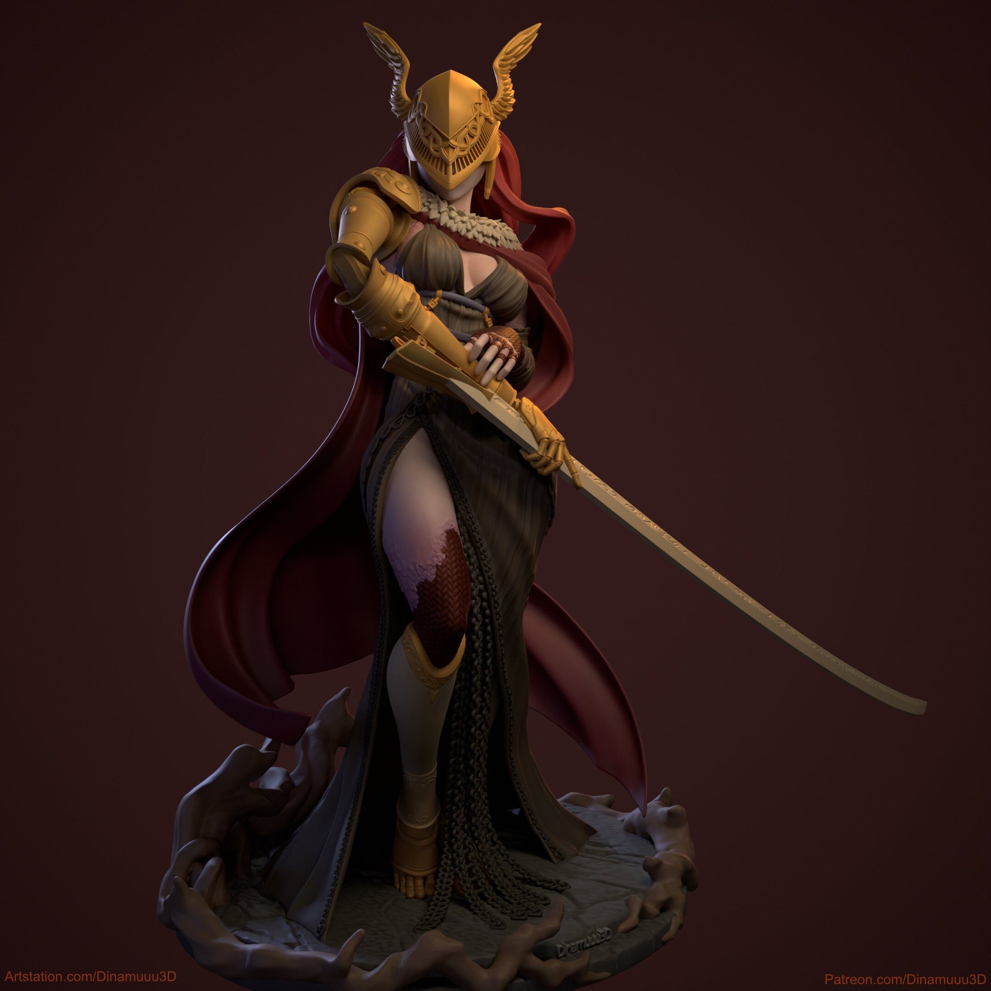 Goddess of Rot 3d Printed Model Kit