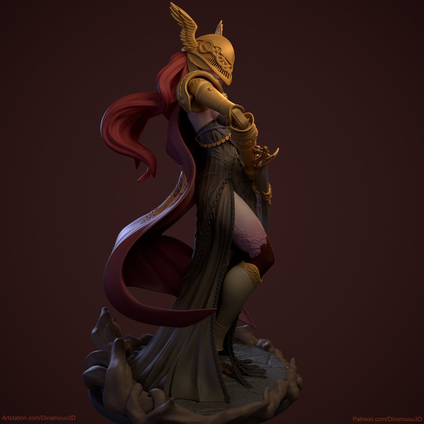 Goddess of Rot 3d Printed Model Kit