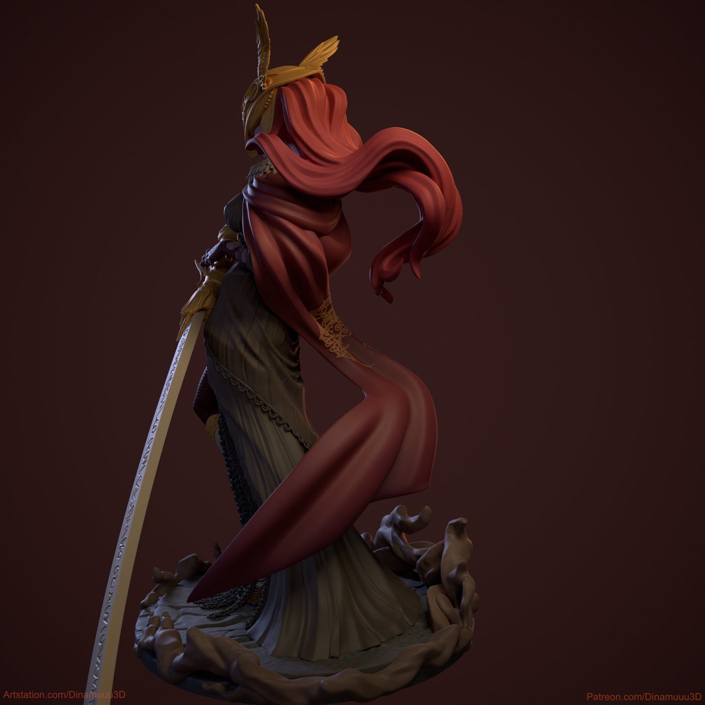 Goddess of Rot 3d Printed Model Kit