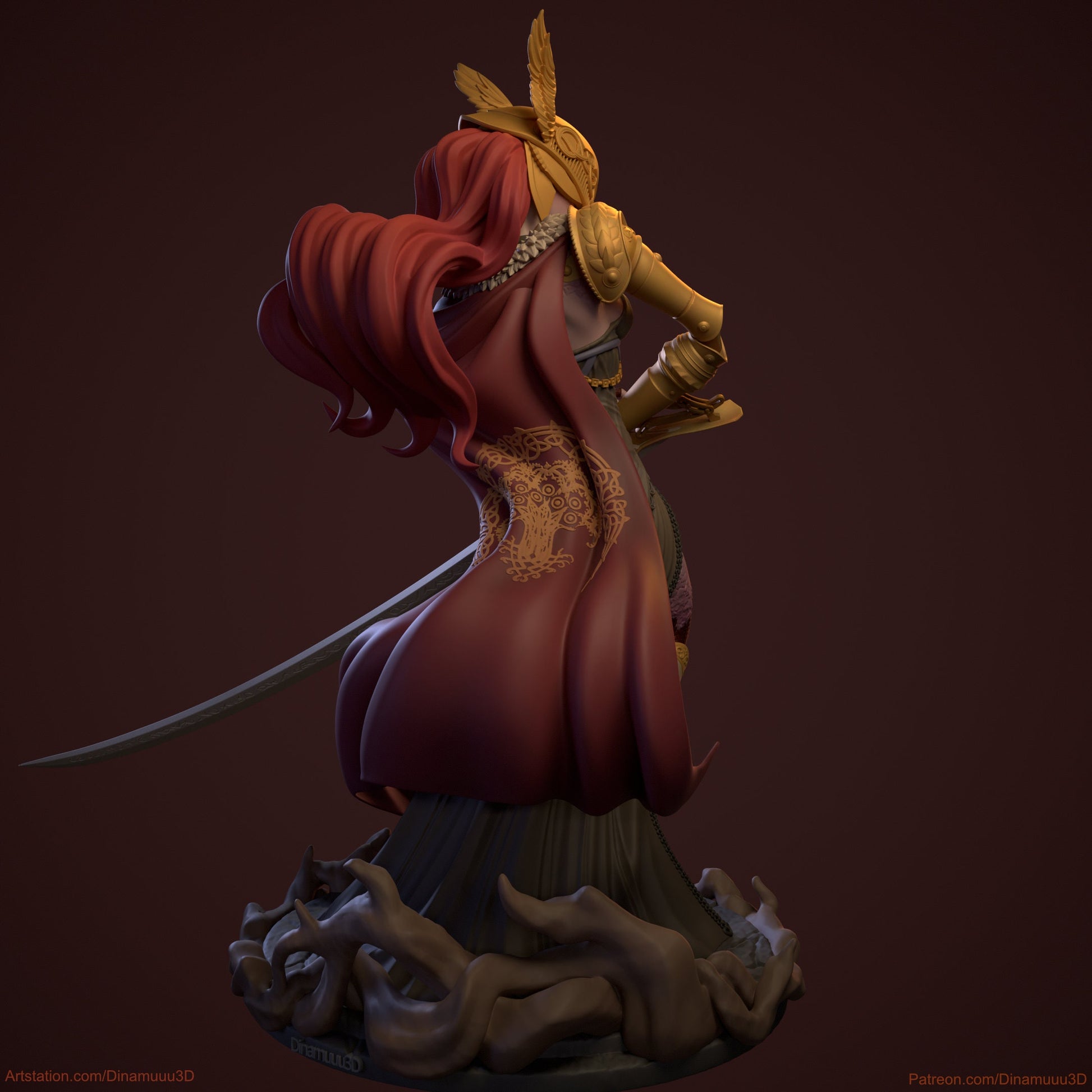 Goddess of Rot 3d Printed Model Kit