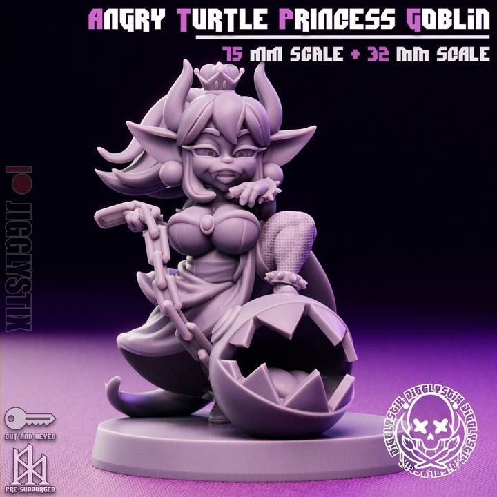 Goblin Girls Cosplayers 3d Printed Miniatures 75mm