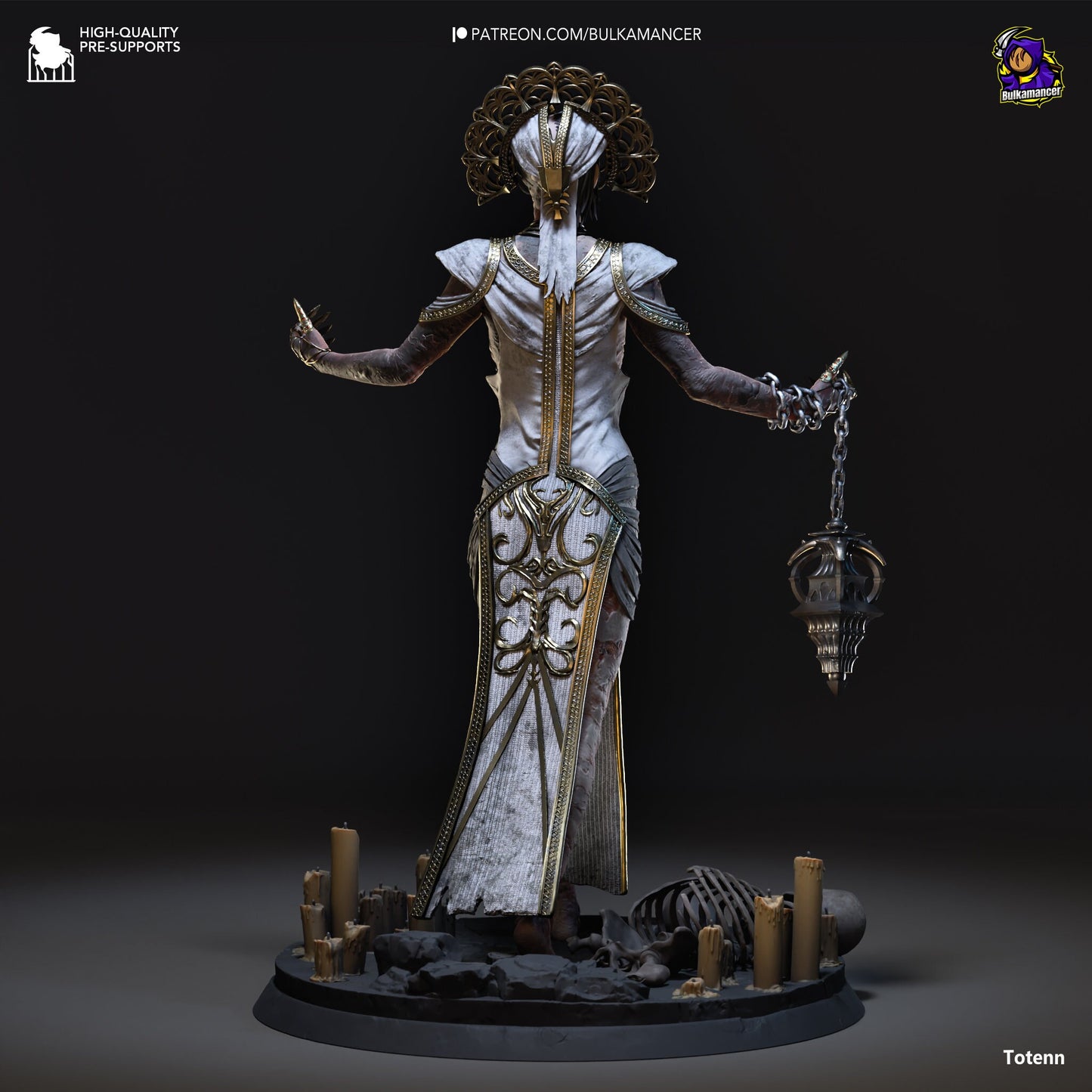 The Priestess 3d Printed Model Kit