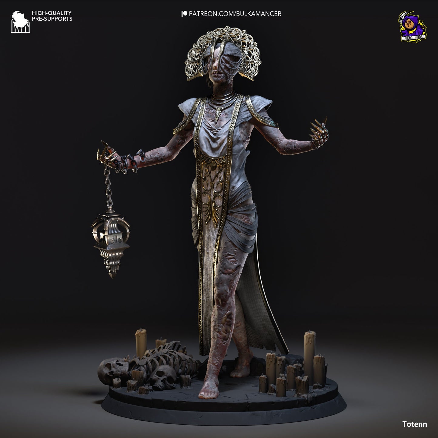 The Priestess 3d Printed Model Kit