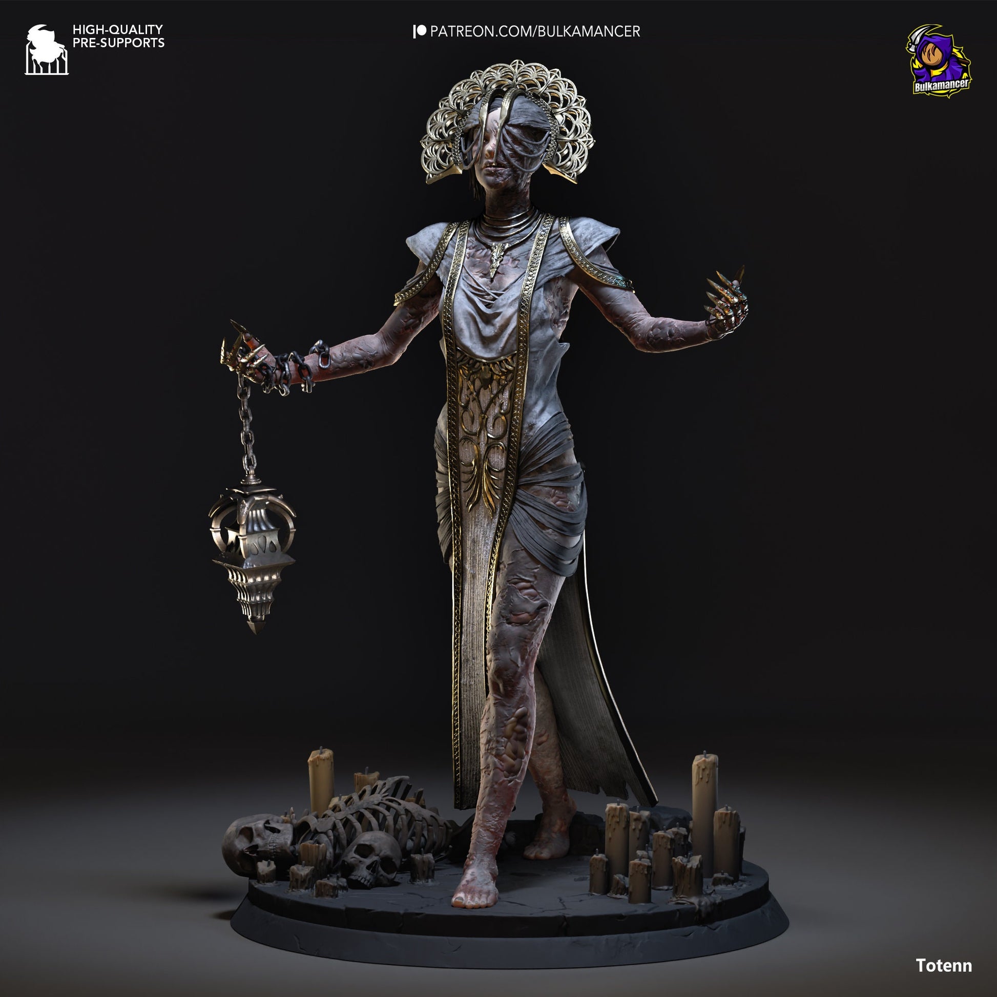 The Priestess 3d Printed Model Kit