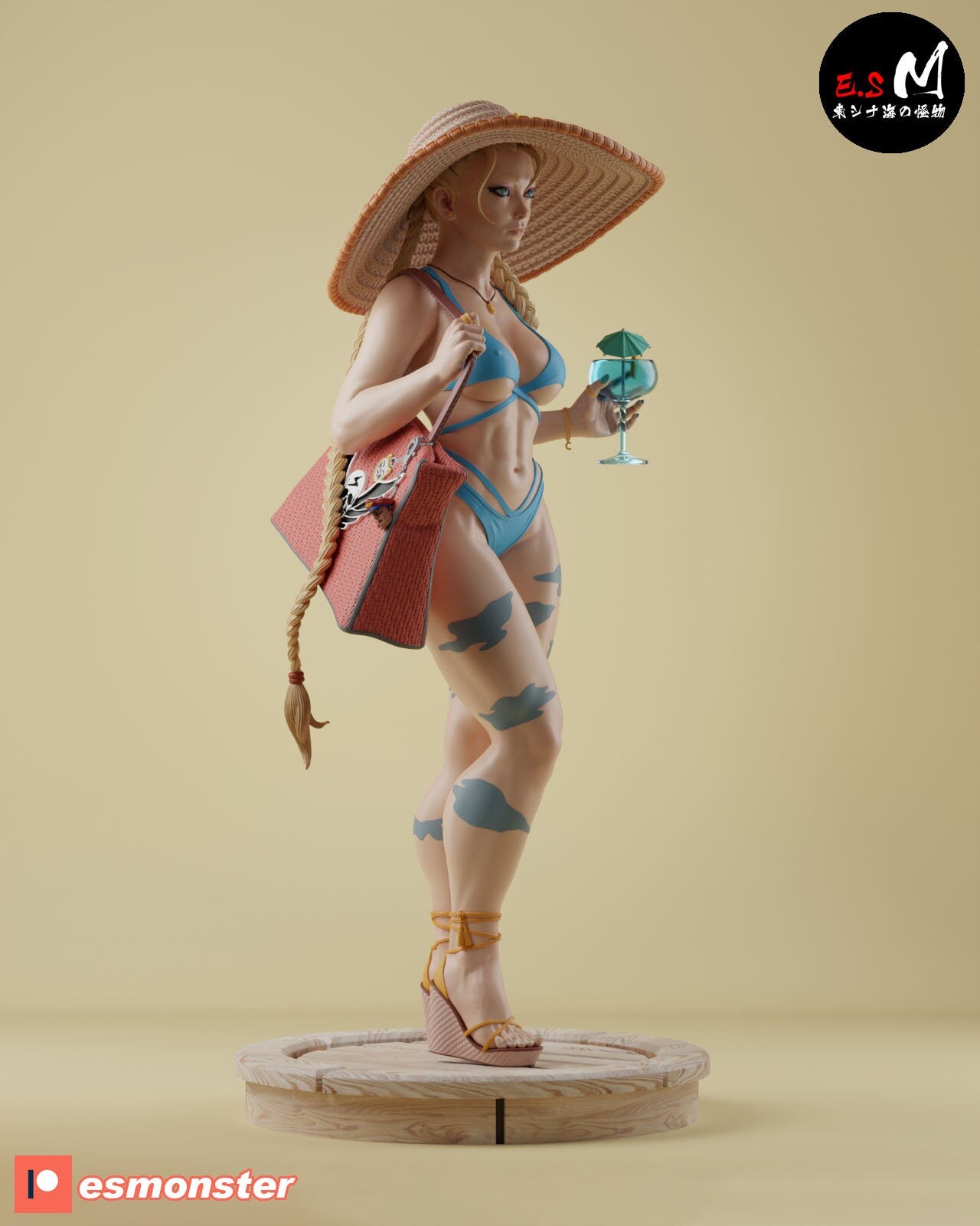 Beach Fighter 3d Printed Model Kit