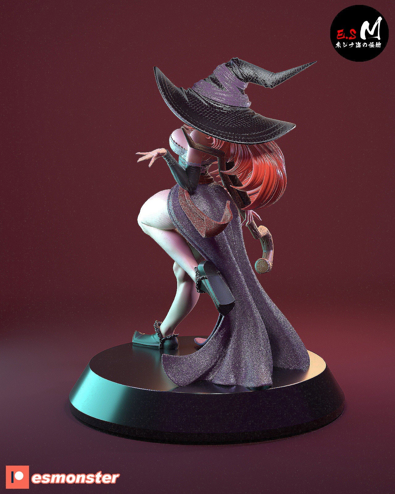 Sorceress 3d Printed Model Kit