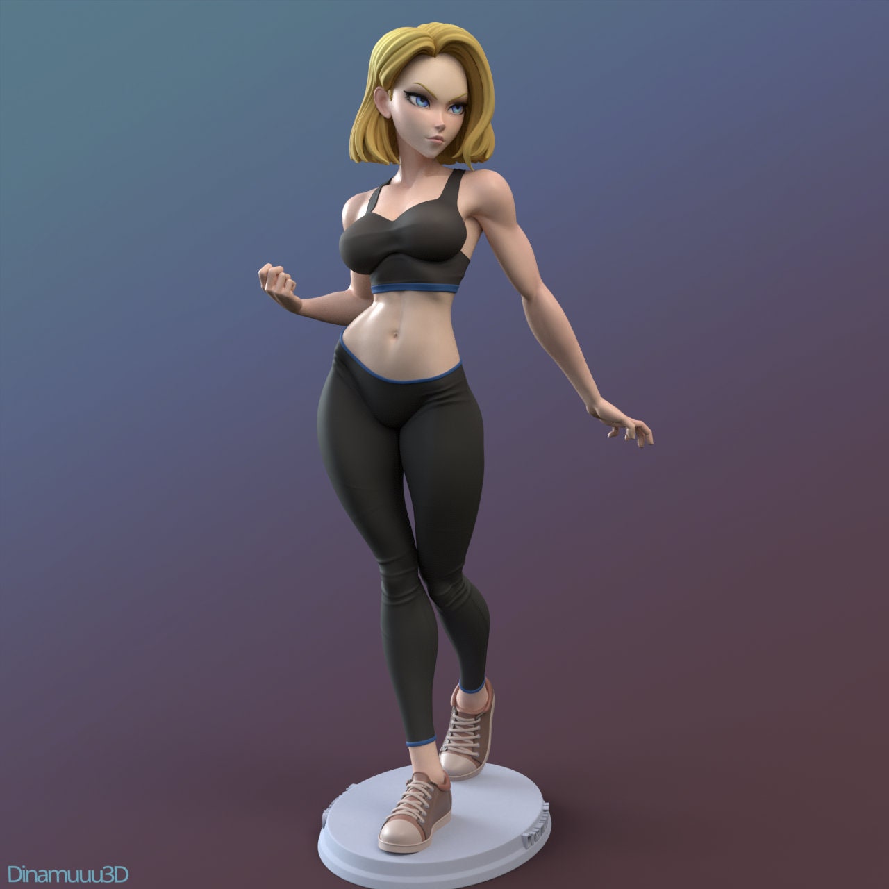 Blonde Bot 3d Printed Model Kit