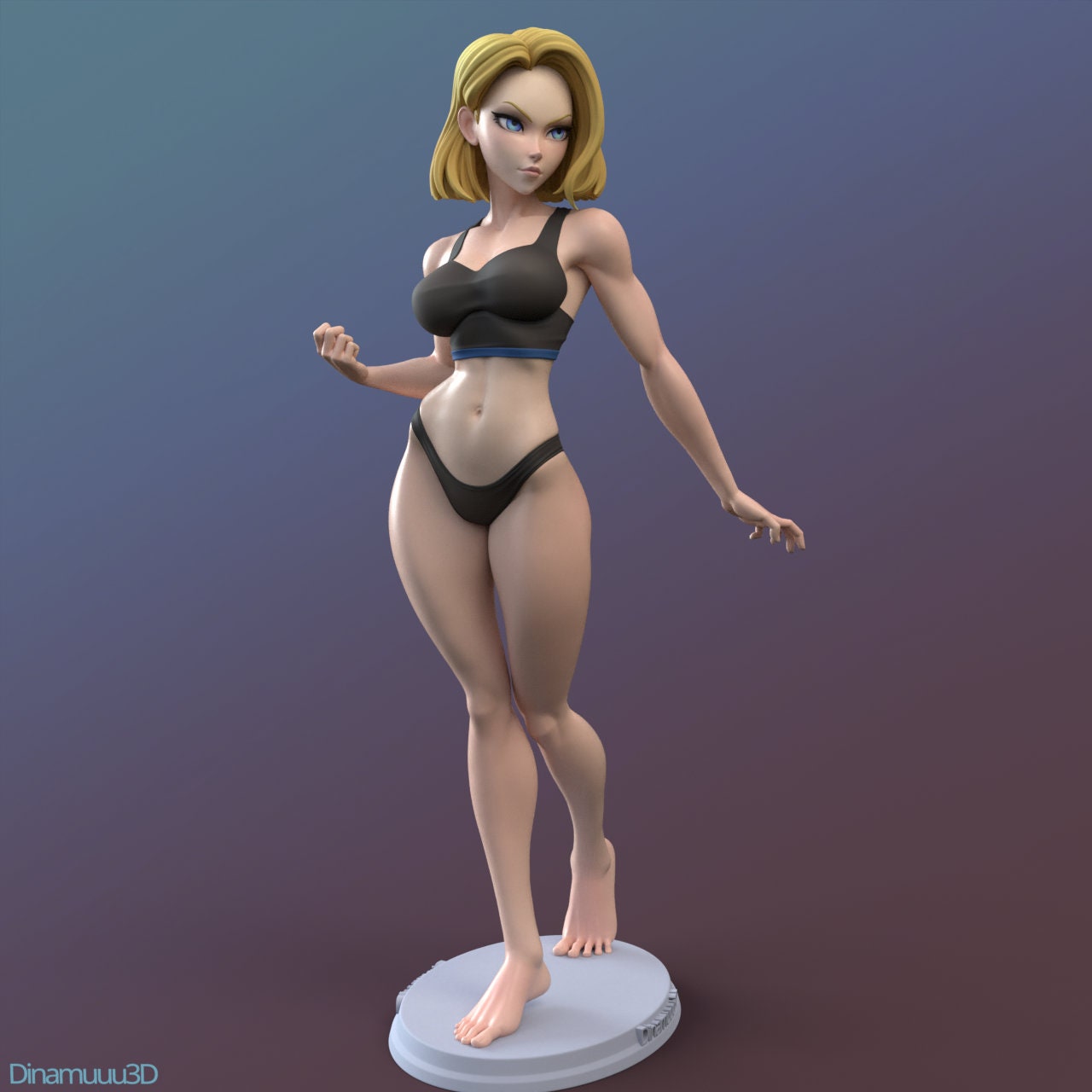 Blonde Bot 3d Printed Model Kit