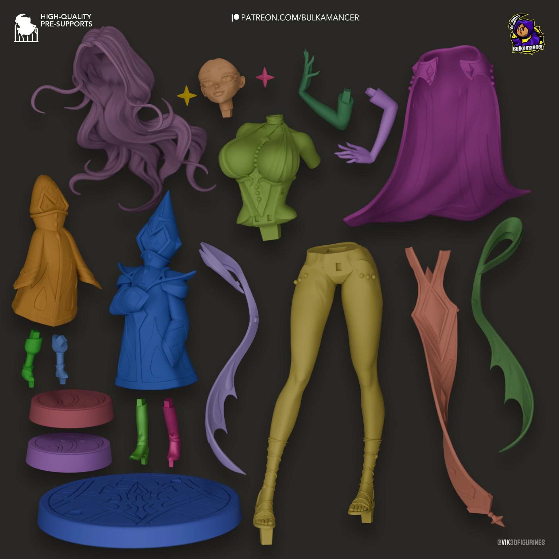 Boobamancer 3d Printed Pinup Model Kit