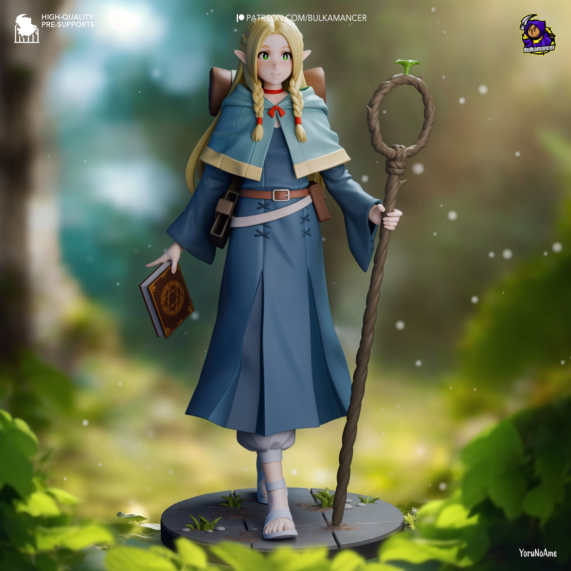 Dungeon Elf Mage 3d Printed Model Kit
