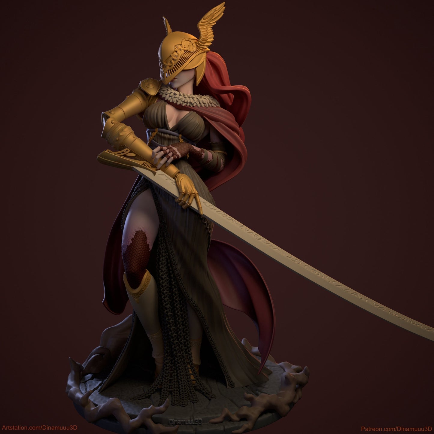 Goddess of Rot 3d Printed Model Kit
