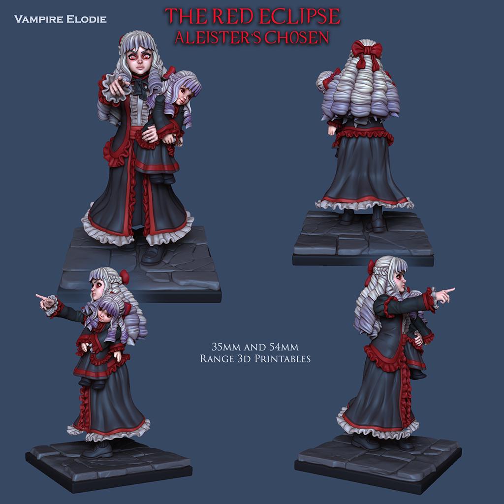 Vampire Lords 3d Printed Miniatures 54mm