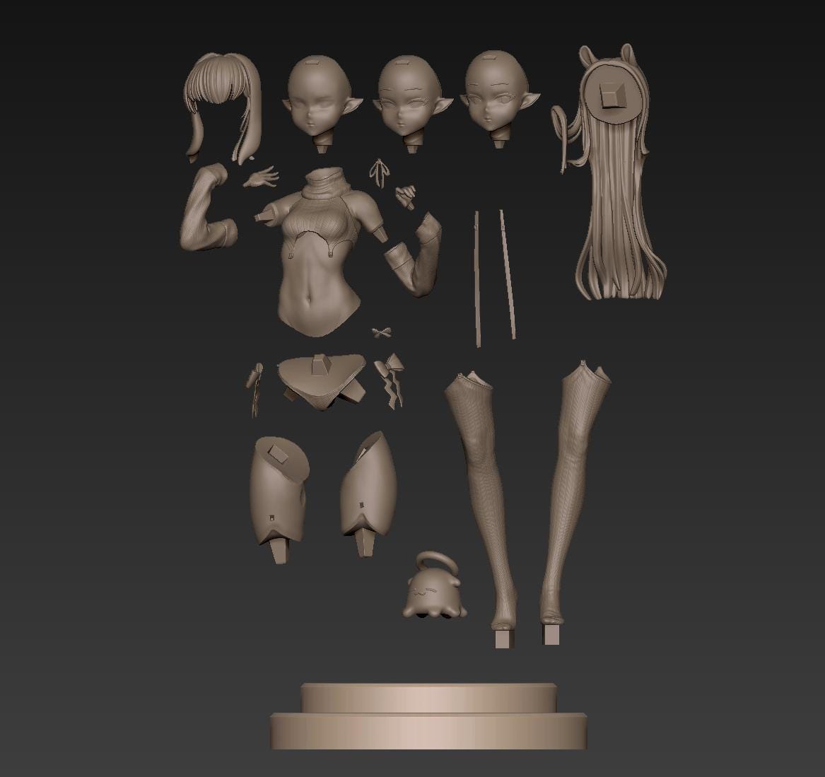 Ina 3d Printed Model Kit