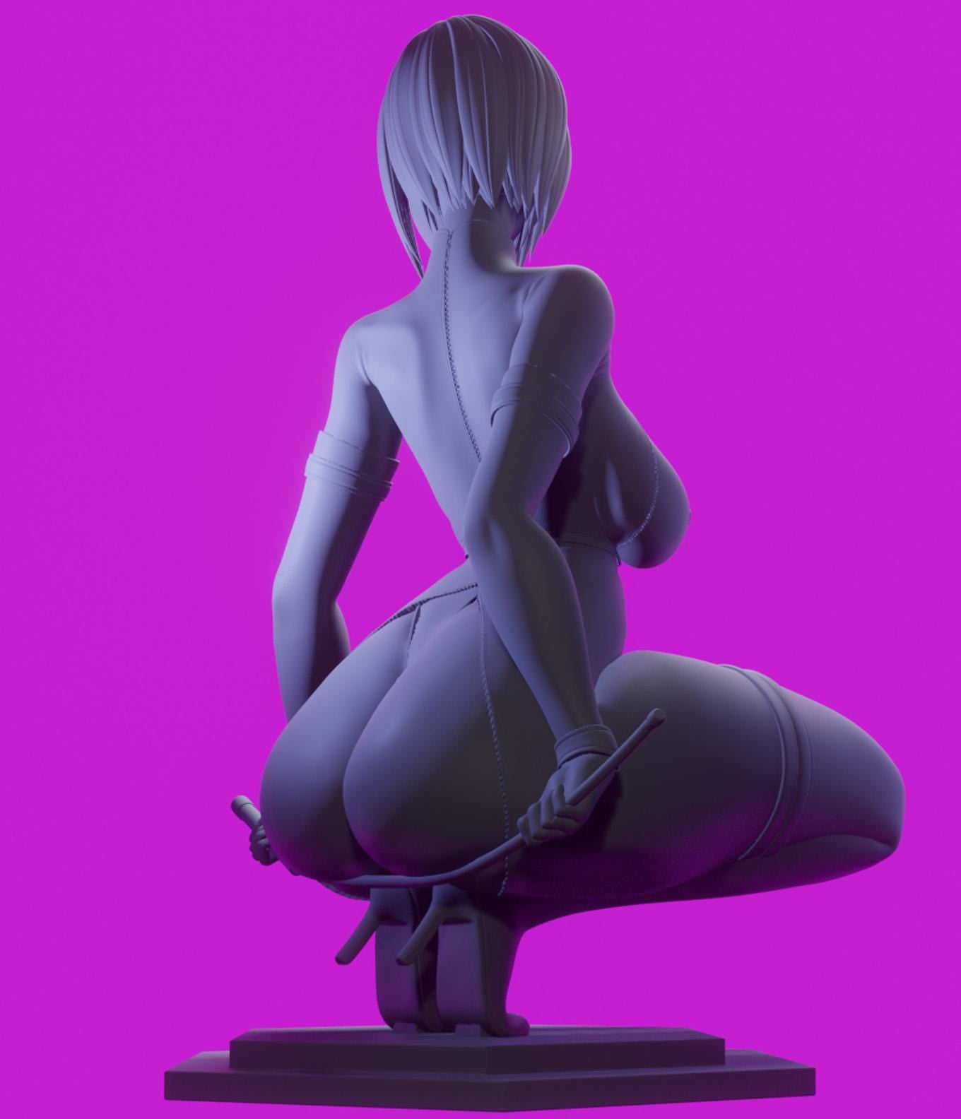 Latex Zombie Slayer 3d Printed Model Kit