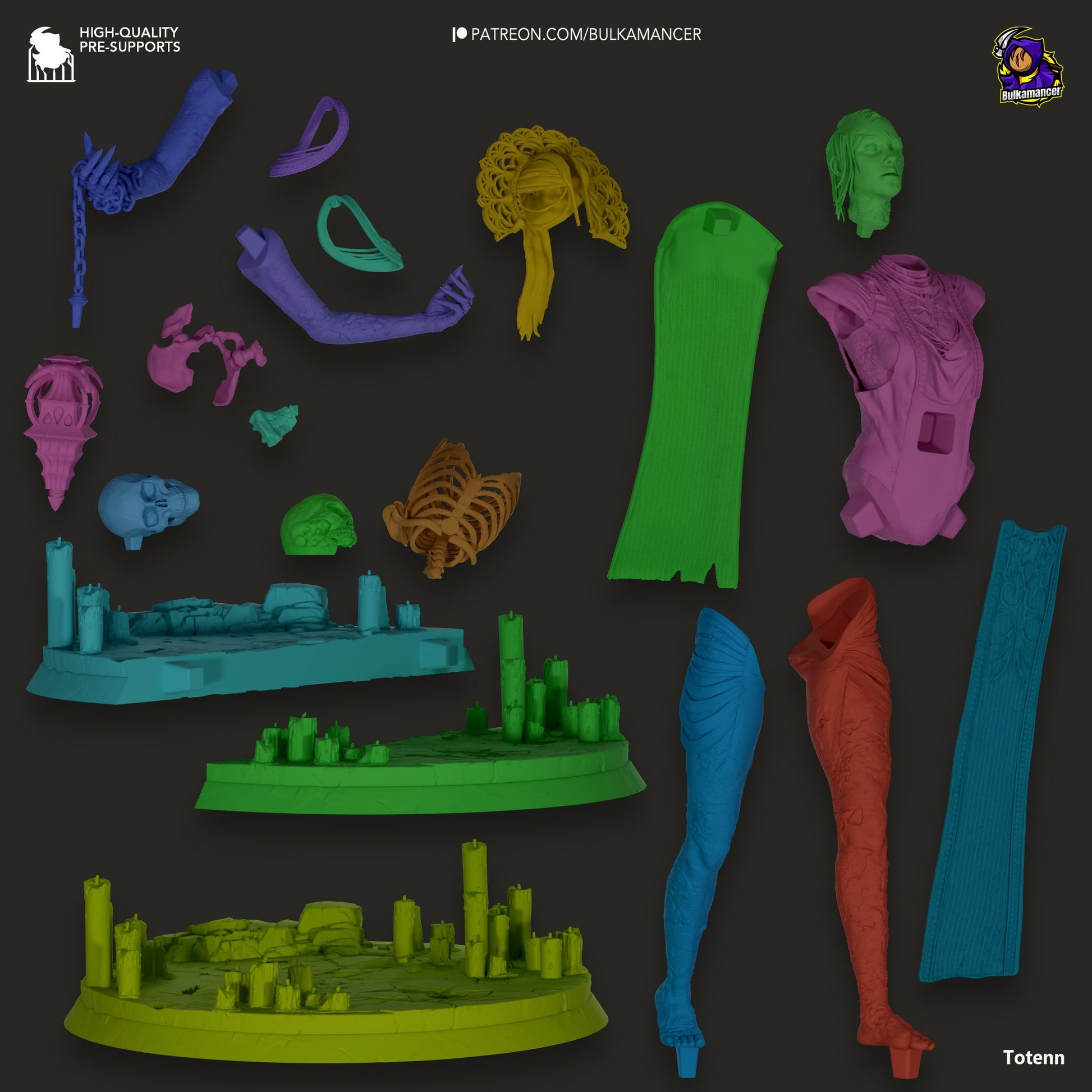 The Priestess 3d Printed Model Kit